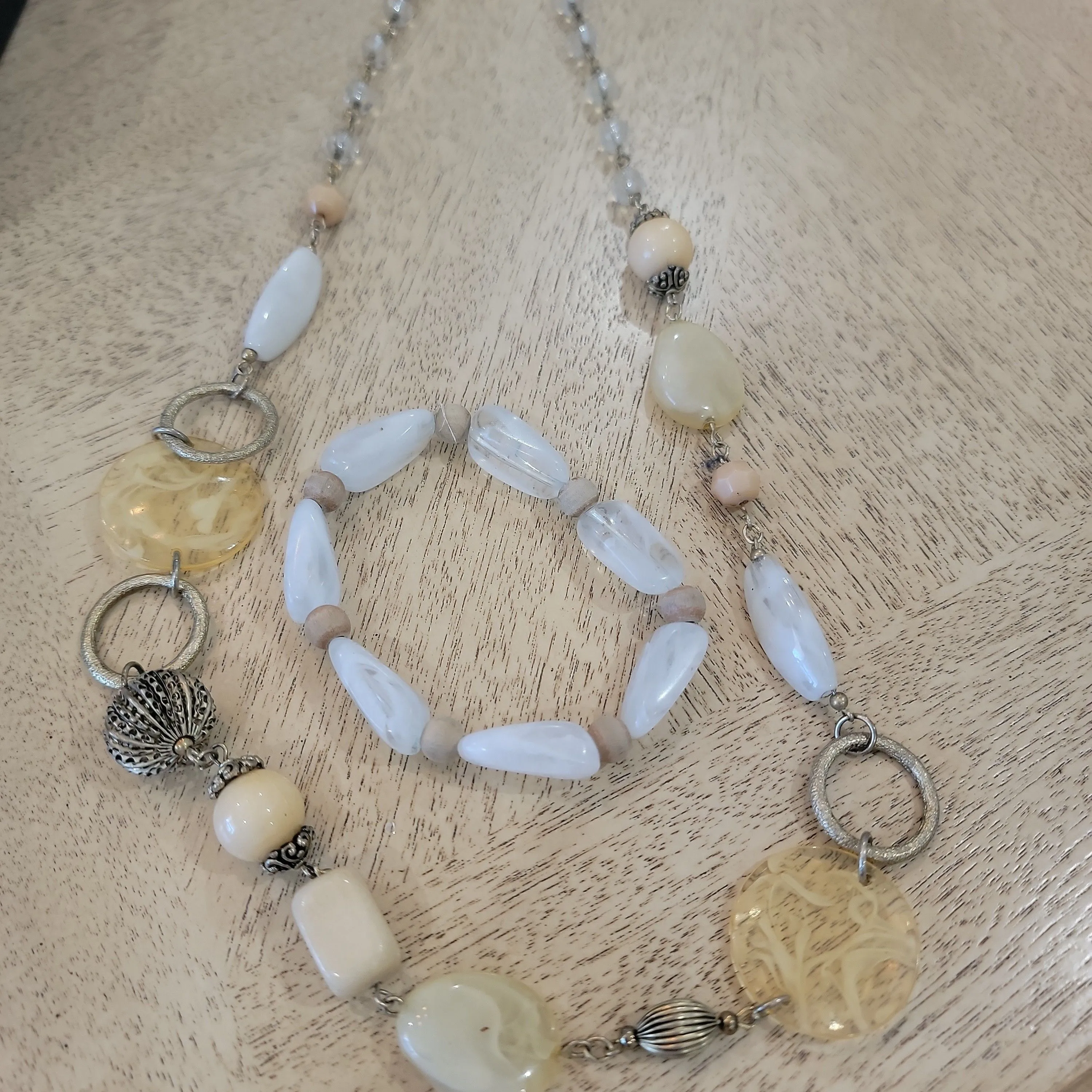 Product image for necklace and bracelet