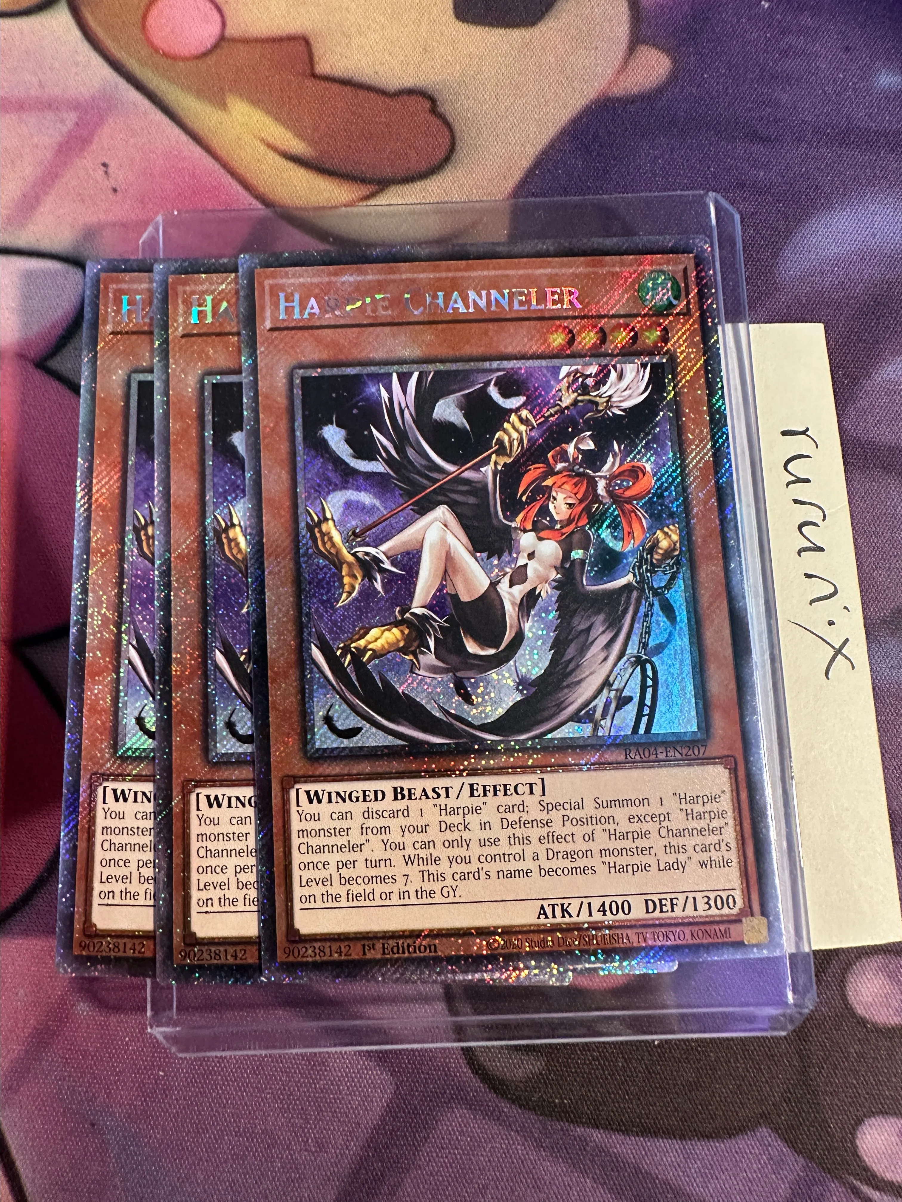 3x Yugioh Harpie Channeler RA04-EN207 Platinum Secret Rare - Quarter  Century Stampede  Whatnot: Shop, Sell, Connect