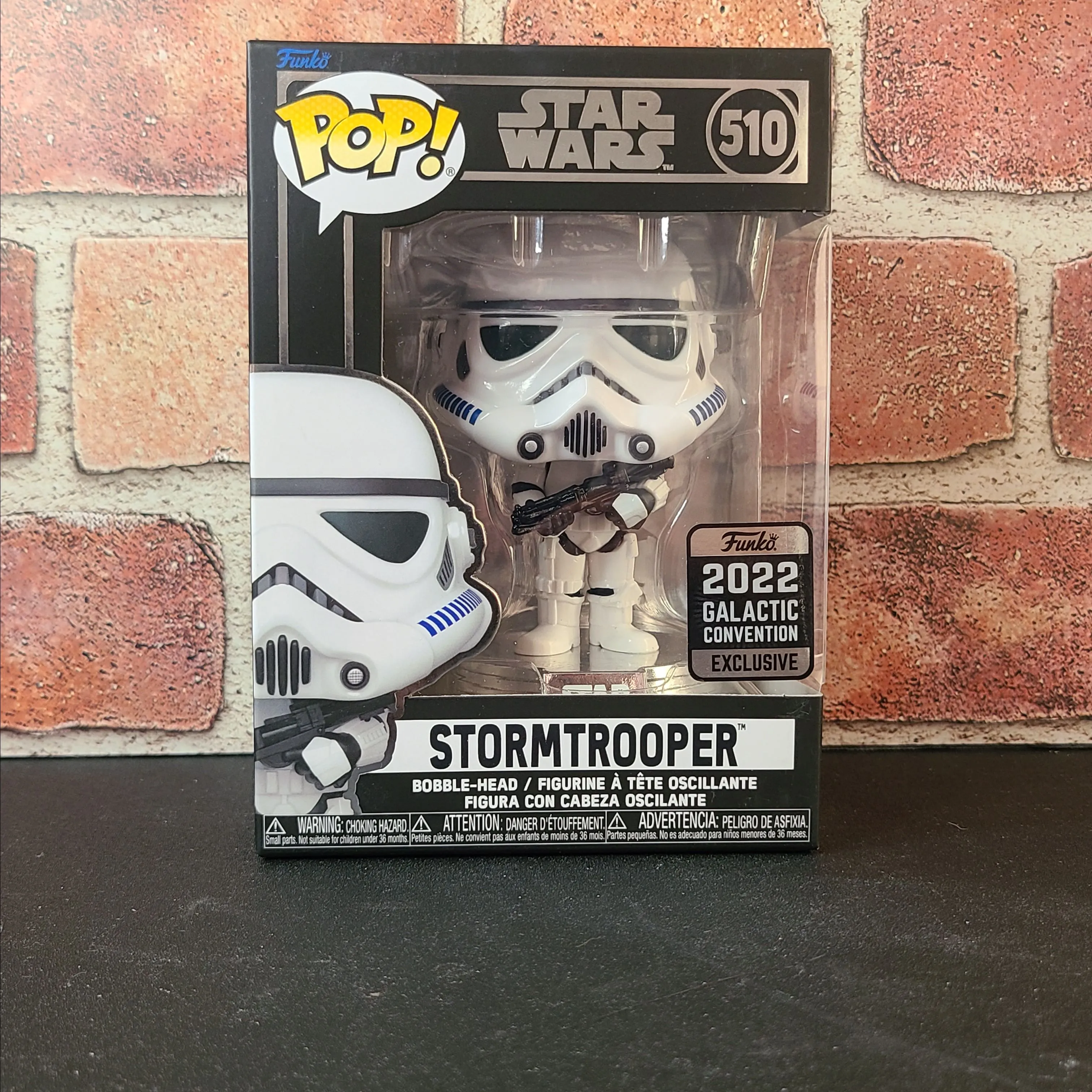 Product image for Funko Pop! #510 - StormTrooper 2022 Galactic Convention Shared Sticker Star Wars