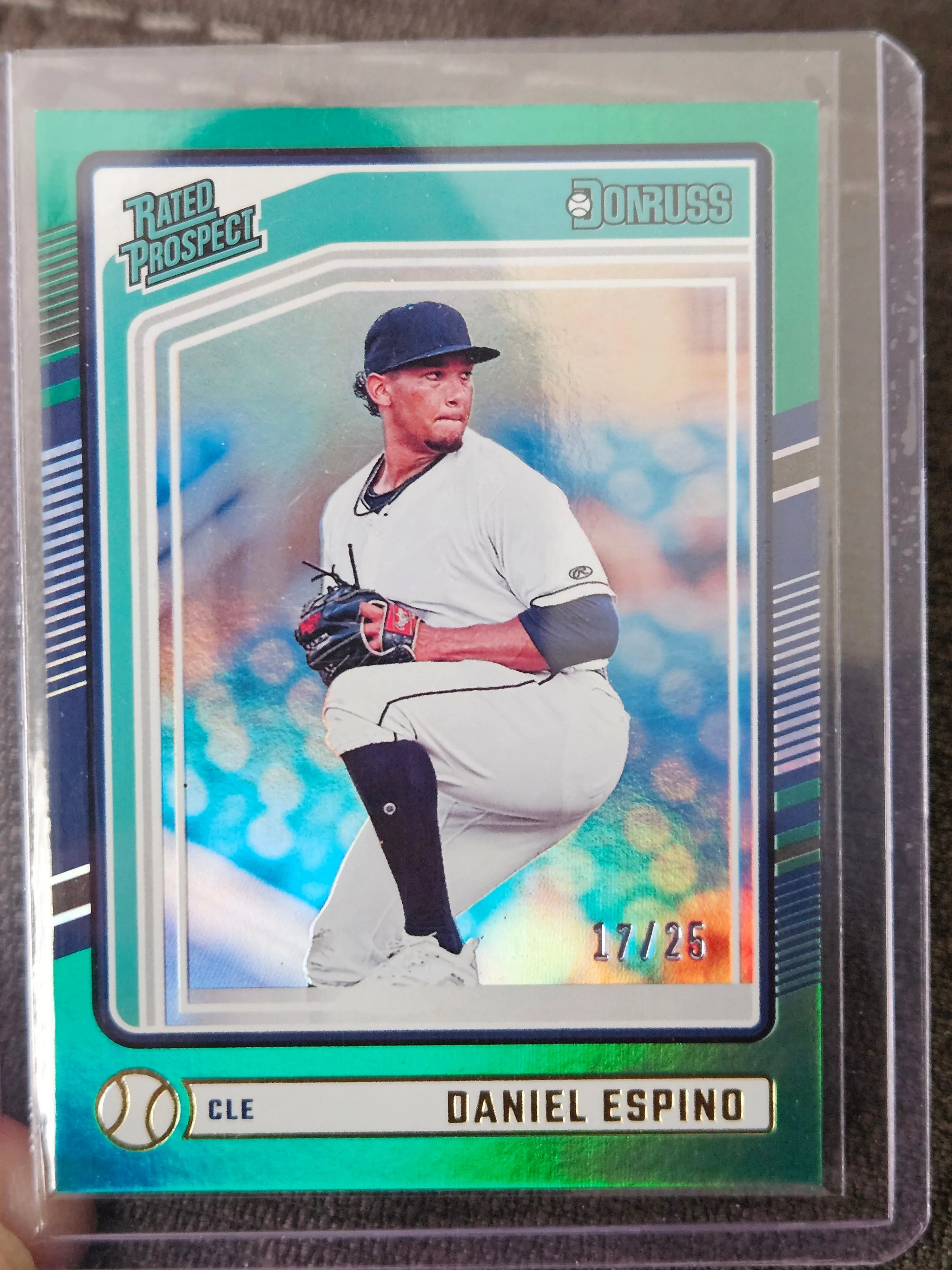 Product image for Daniel Espino Donruss Rated Prospect Green 17/25