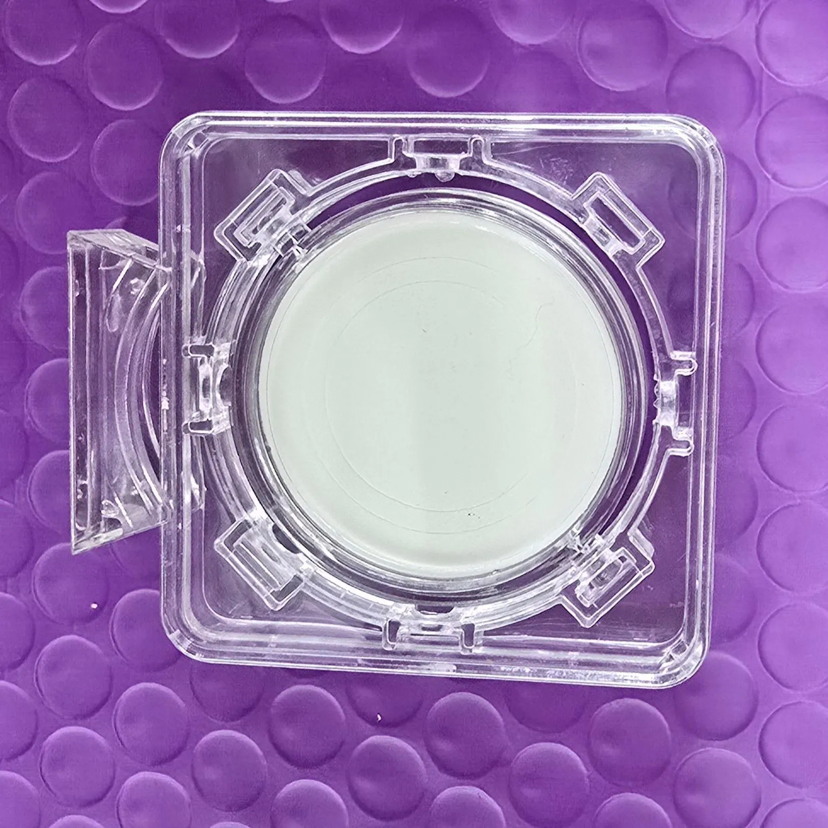 Product image for 1x 40mm Spinning coin capsule with adjustable size foam insert