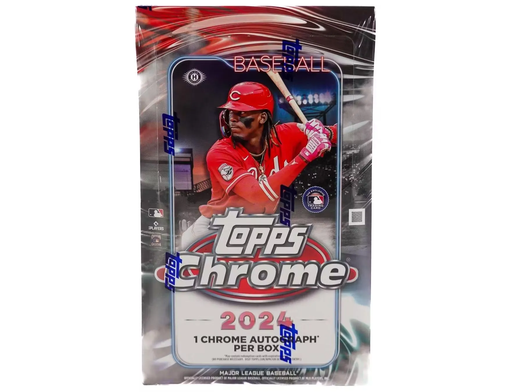 Product image for 2024 Topps Chrome Hobby Baseball MLB Box - 1 Box