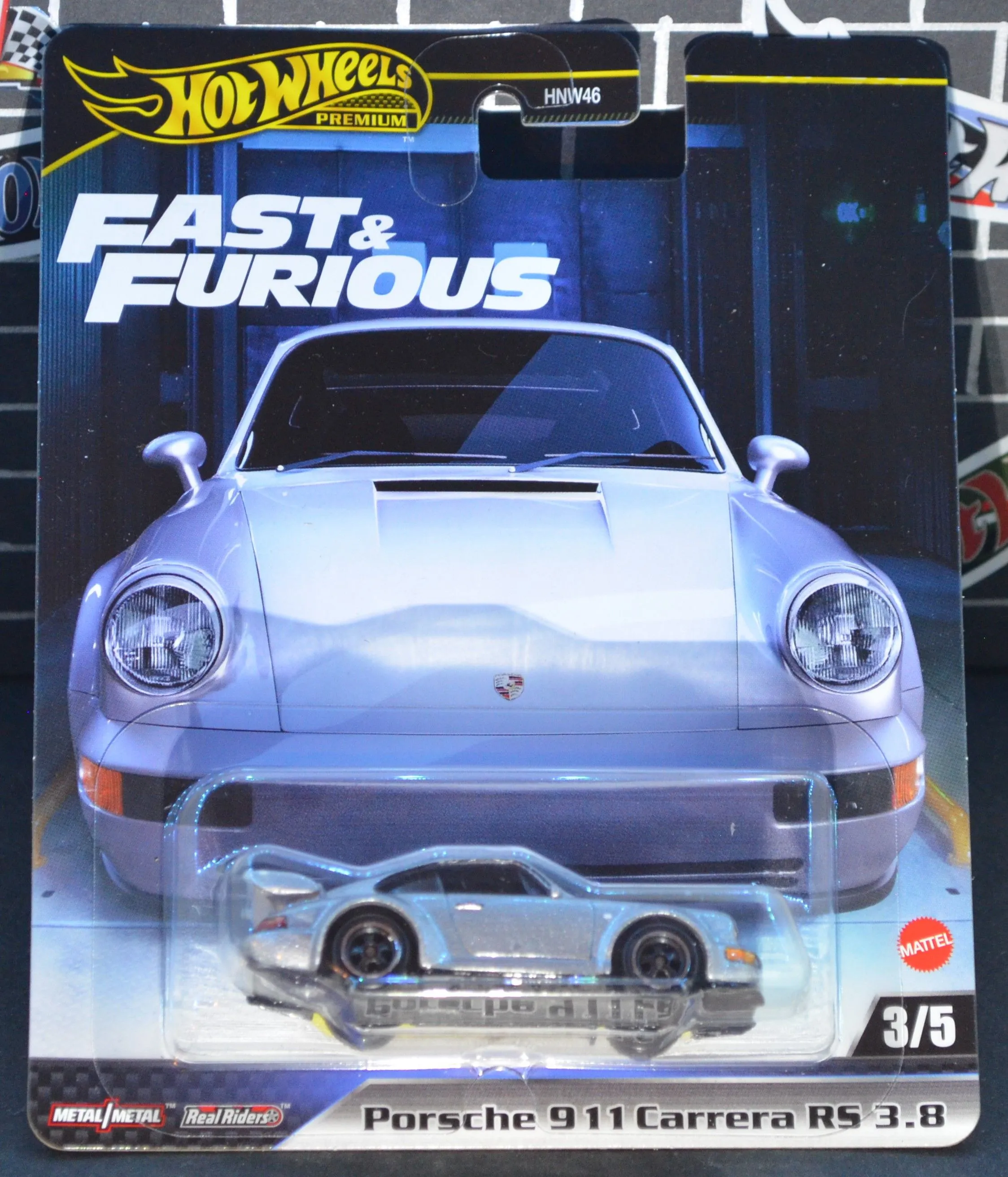 Product image for Hot Wheels Premium Fast & Furious 3/5 Porsche 911 Carrera RS 3.8