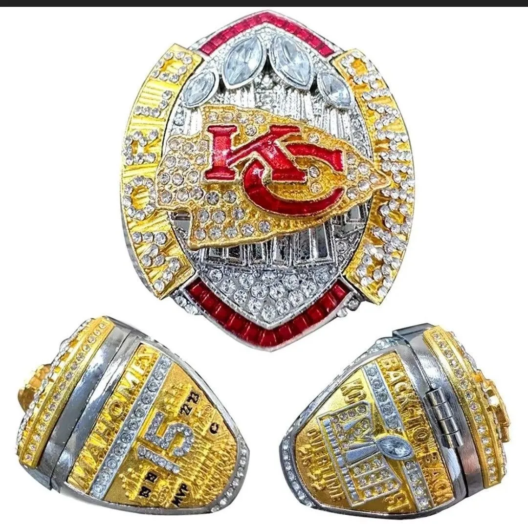Chiefs 2024 Championship Ring Mahomes KANSAS CITY CHIEFS SUPER