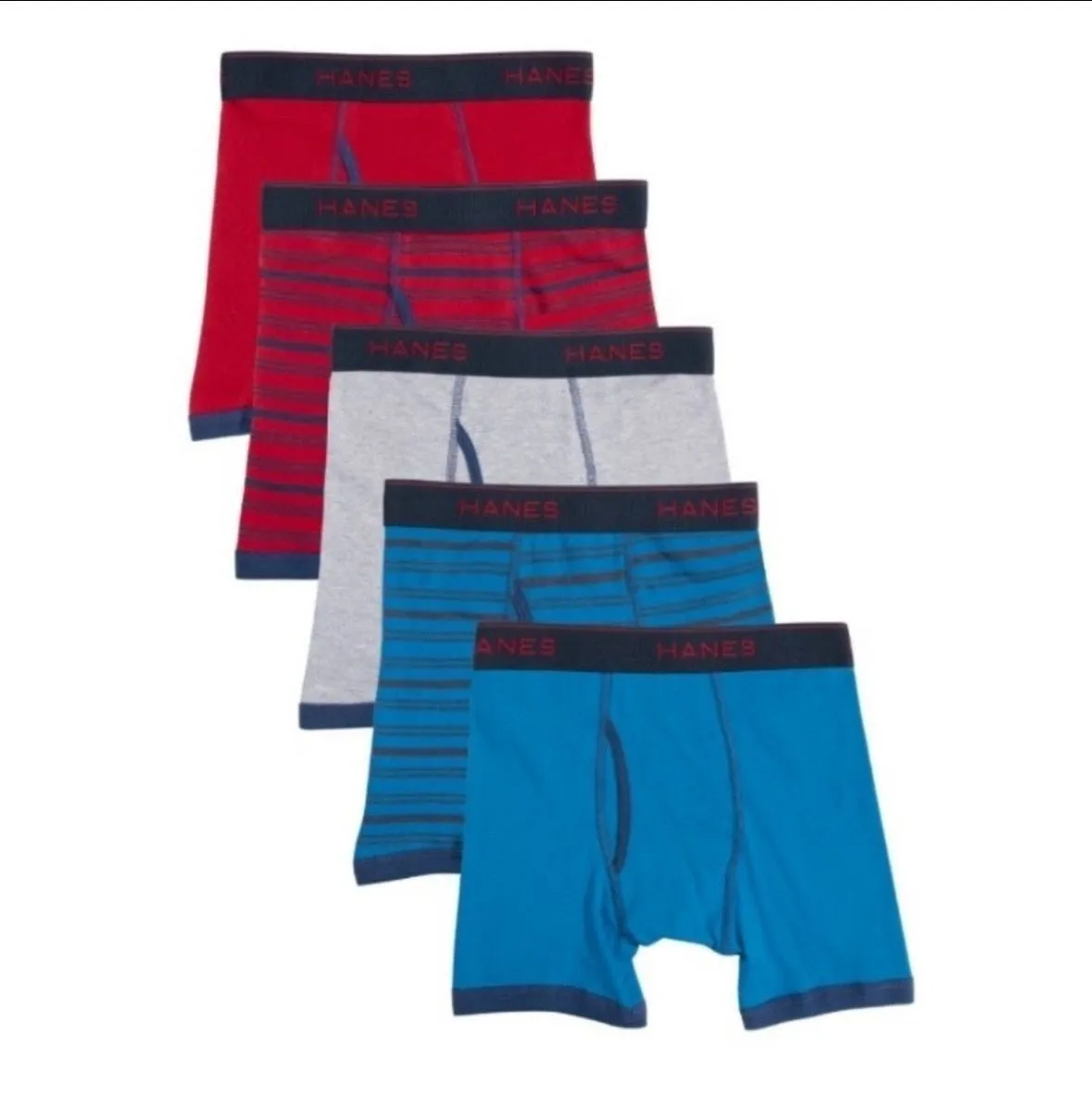 Product image for Boys Size XL 18-20 Hanes 5pk Boxer Briefs