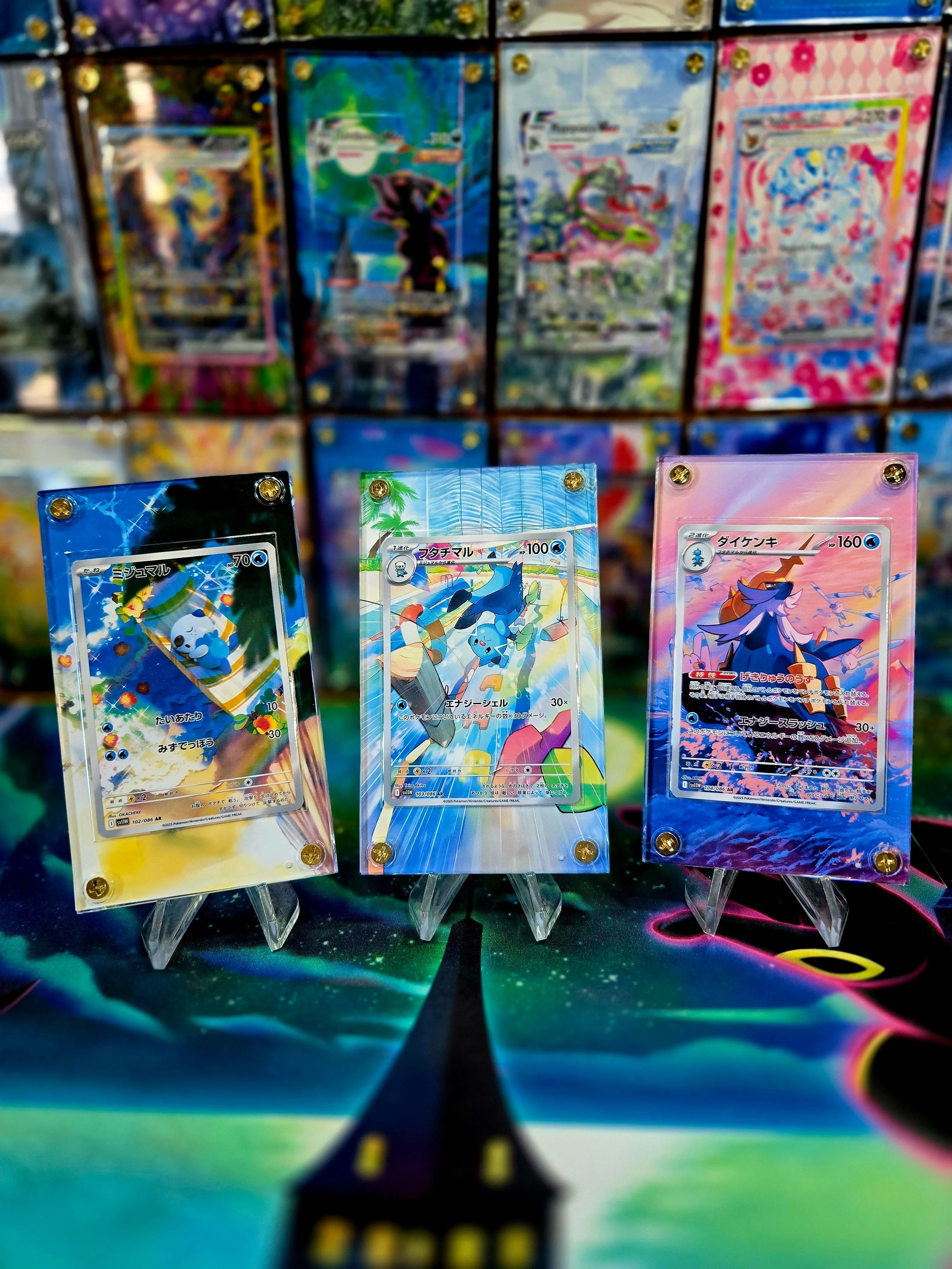 Japanese Pokemon Card  Oshawott AR 102/086 (Scarlet & Violet, Holo Full  Art, Near Mint Condition)