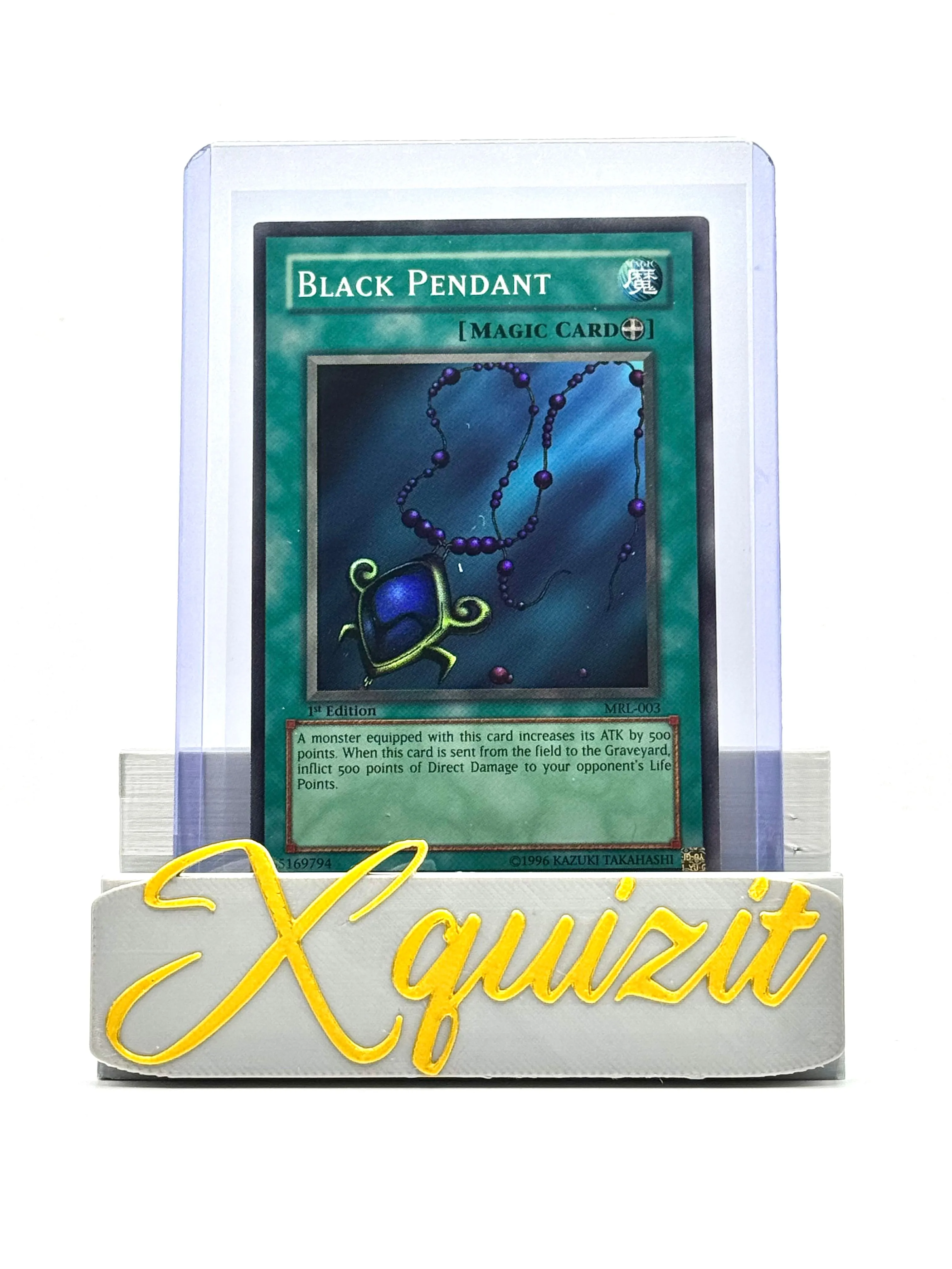 YuGiOh Magic Ruler Black Pendant MRL-003