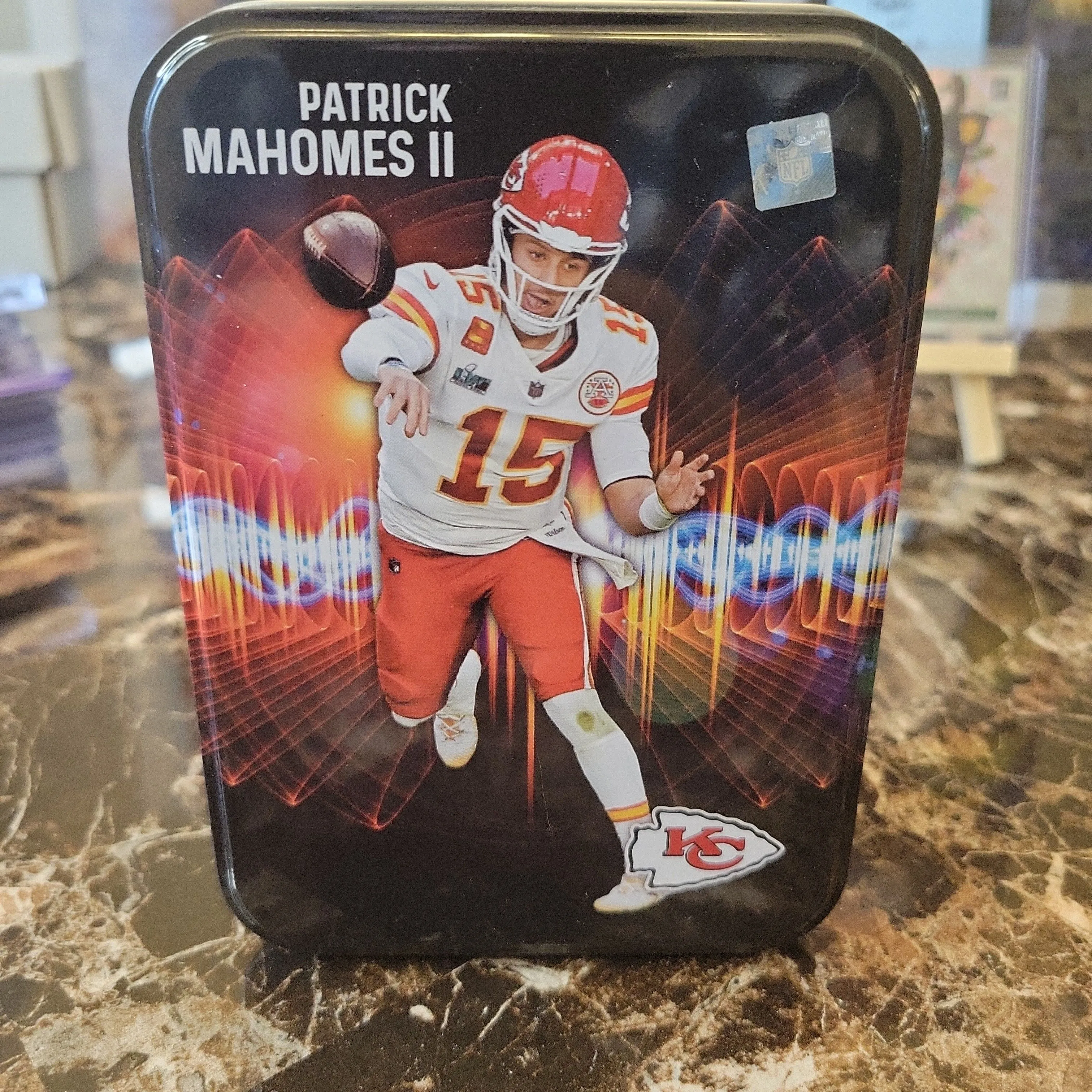 Product image for Patrick Mahomes II Tin **Empty Tin Only**