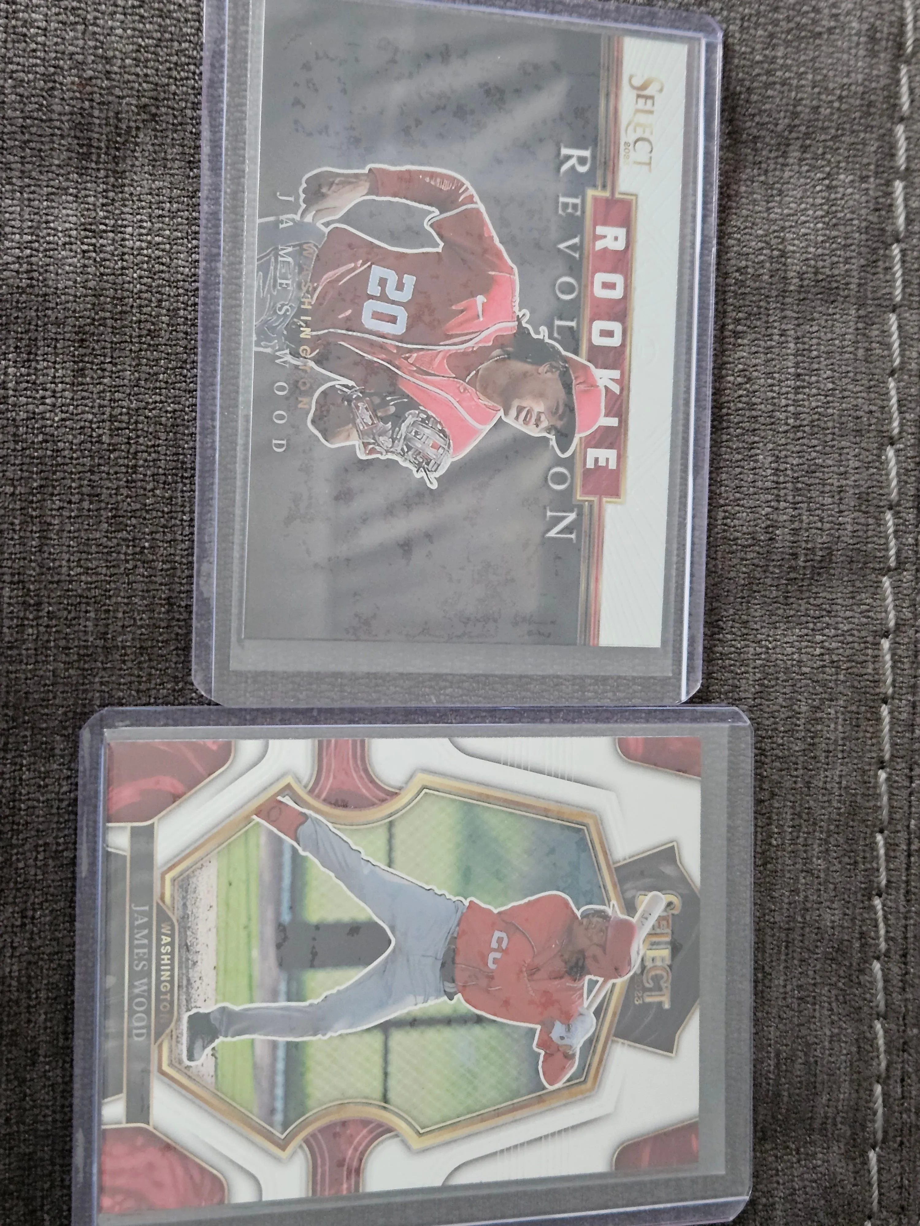 Product image for James Wood Panini Select Lot Rookie Revolution and Premier Level