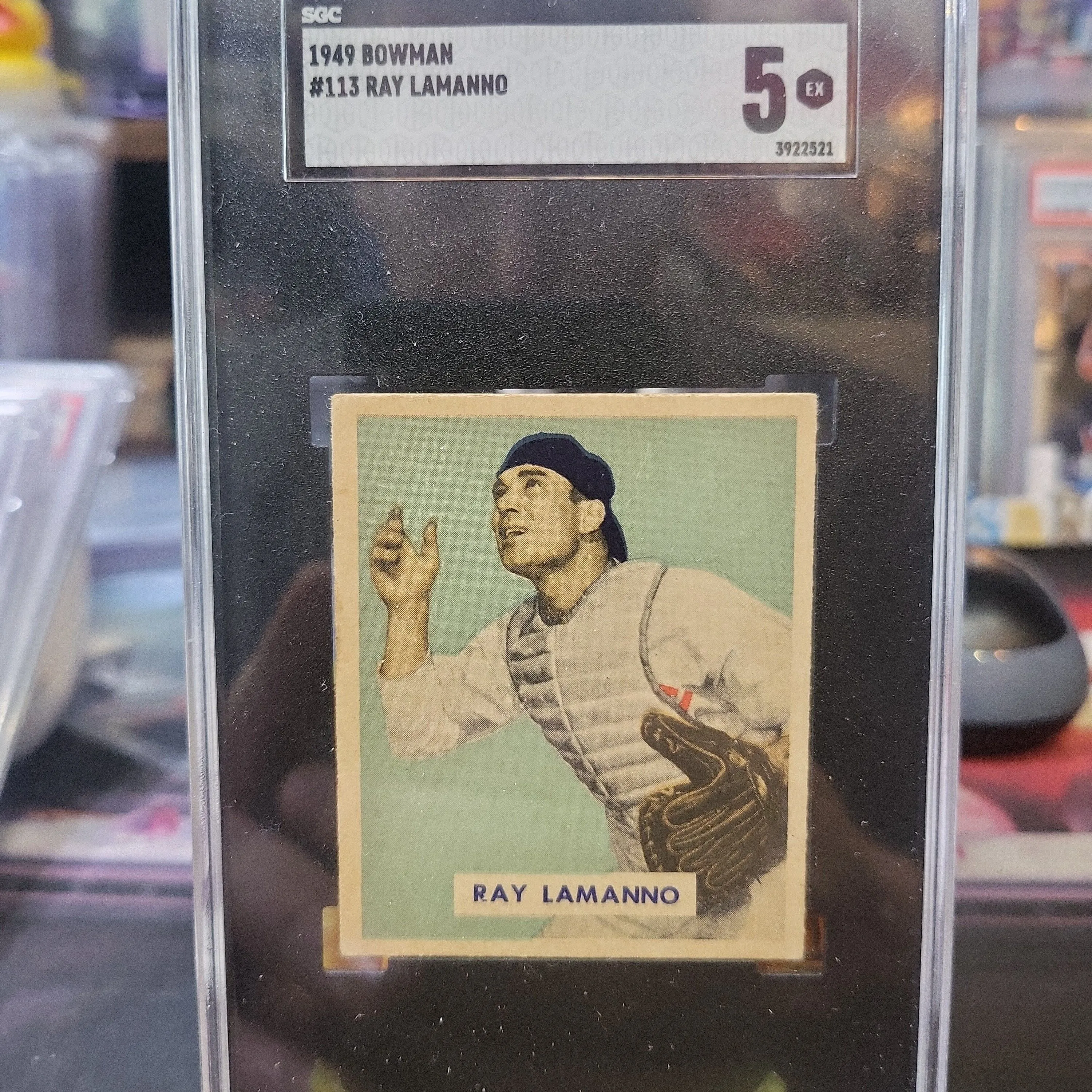 Product image for 1949 Bowman Ray Lamanno SGC  5