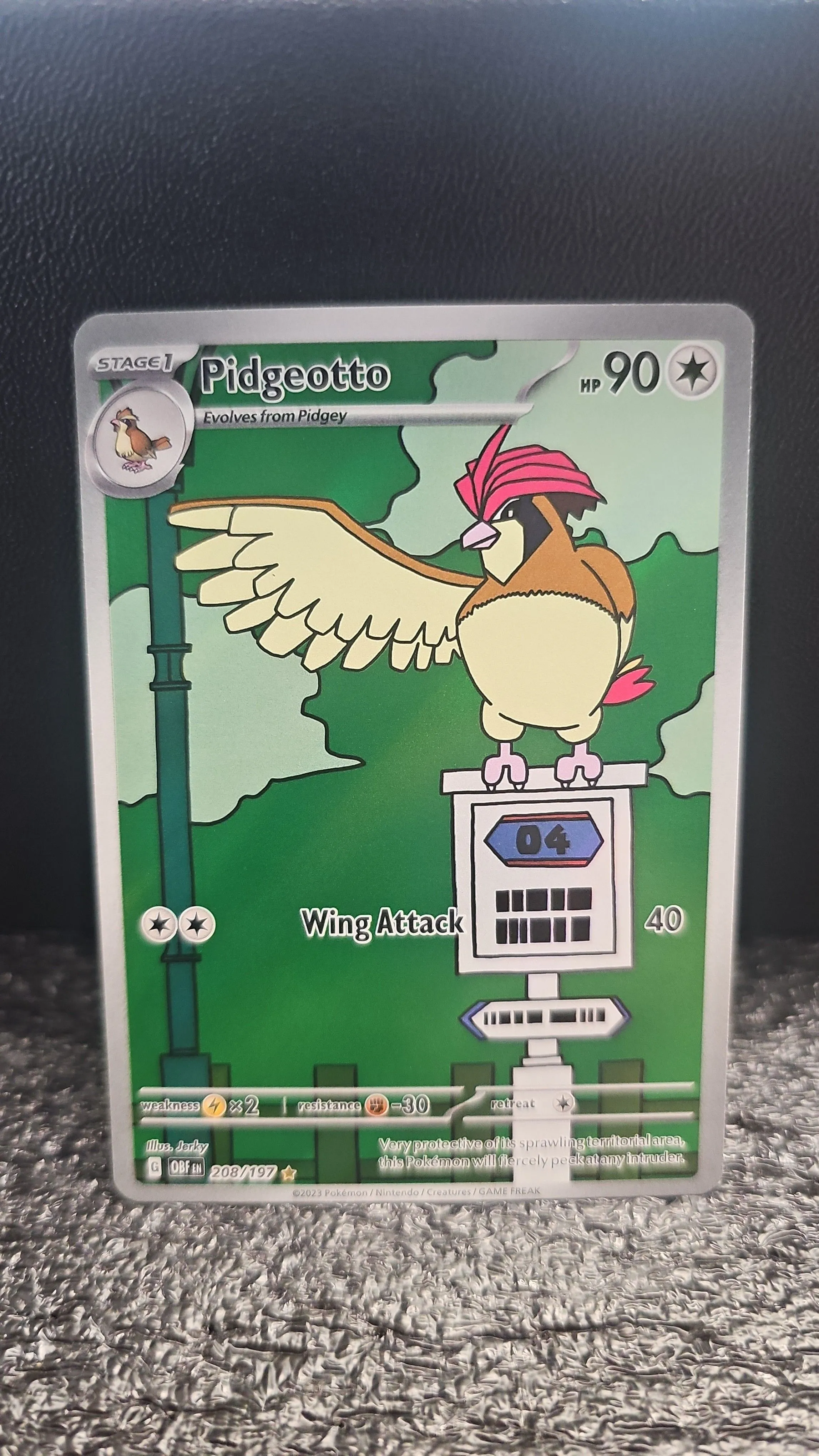 Product image for Pidgeotto - 208/197 - SV03: Obsidian Flames (OBF)