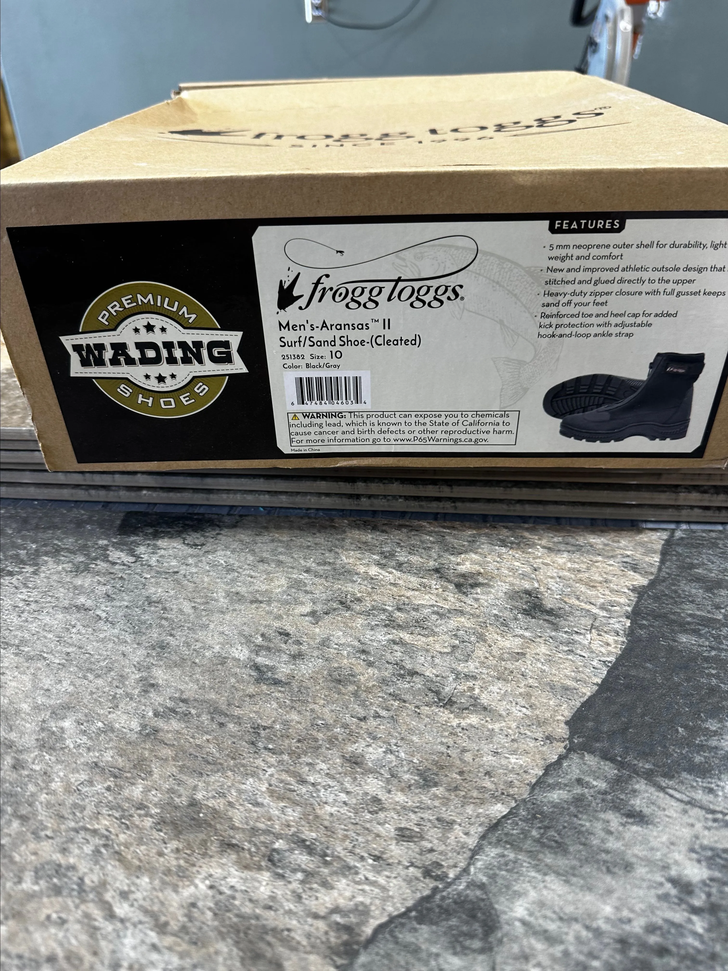 FROGG TOGGS Aransas II: Scarponcini Da Guado In Neoprene 5mm Per Surf E Spiaggia, Suola Antiscivolo