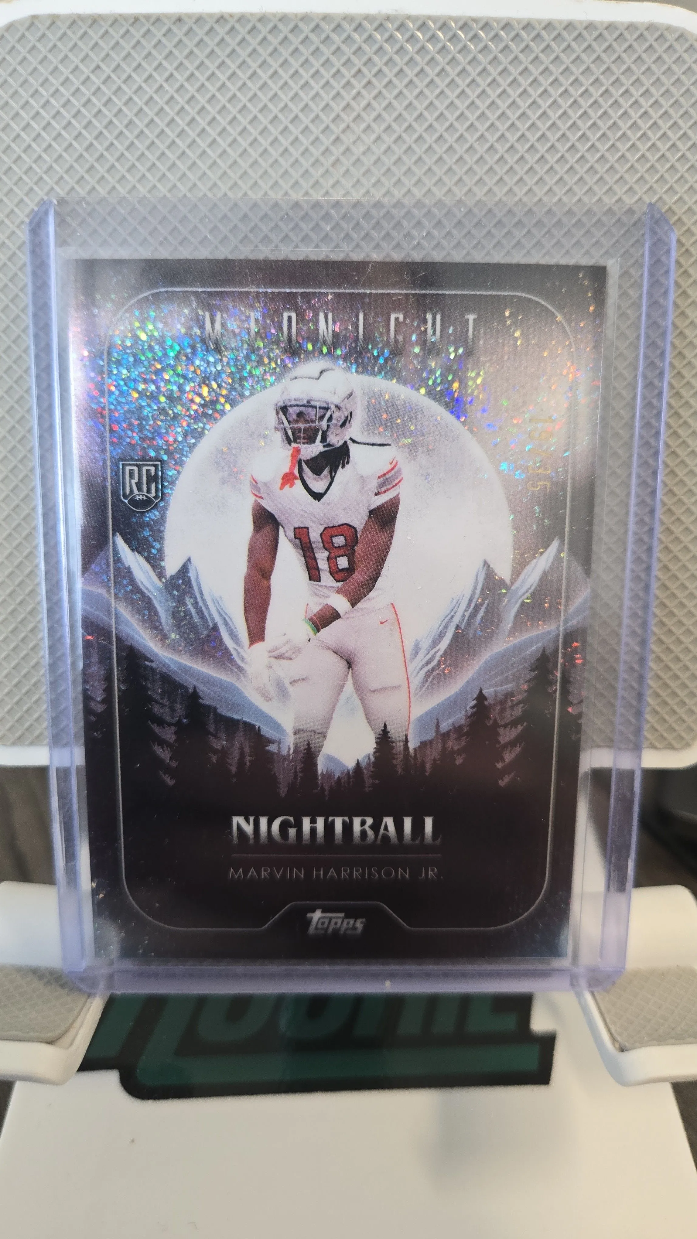Product image for Topps Midnight Nightball Marvin Harrison Jr /35