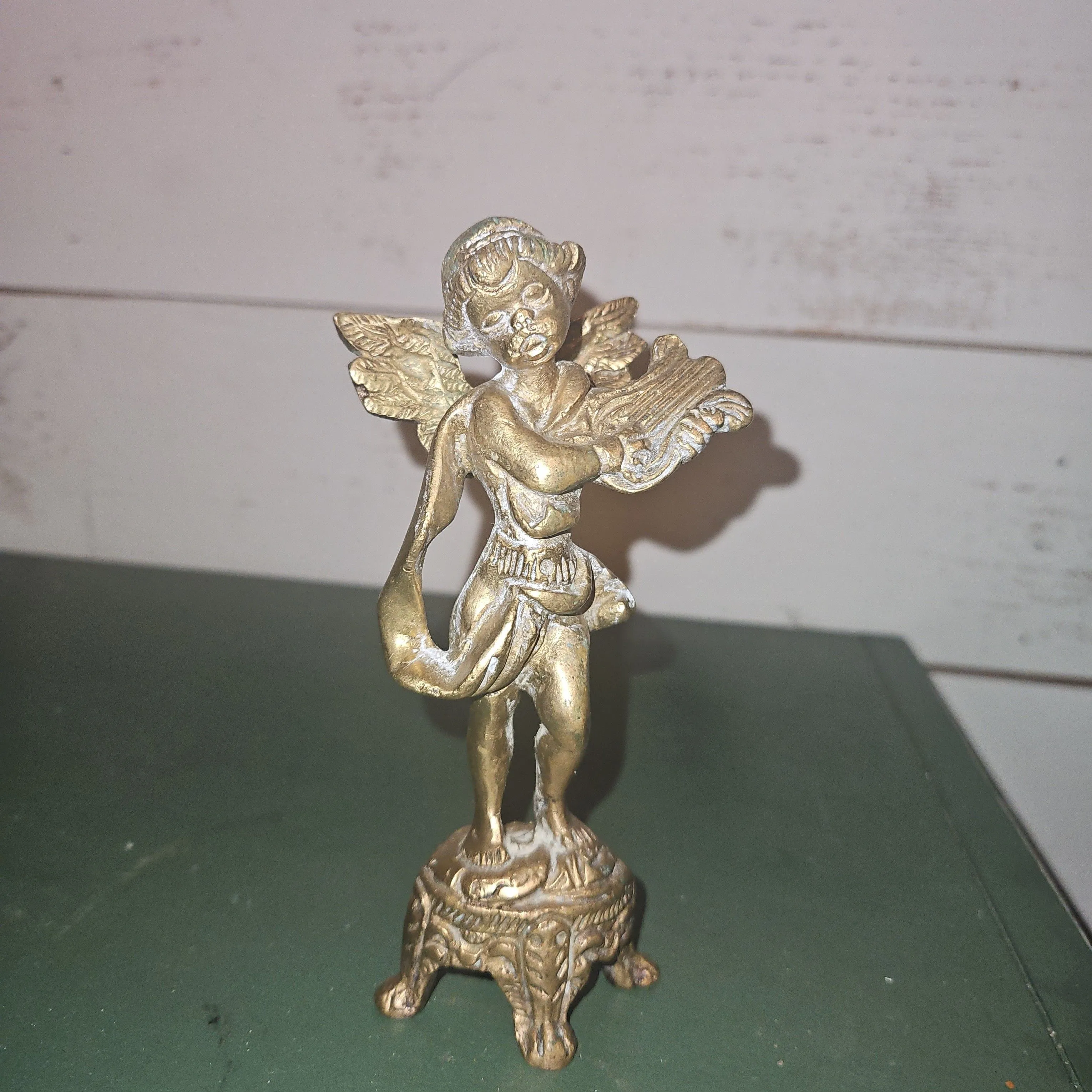 Product image for 60. brass angel statue