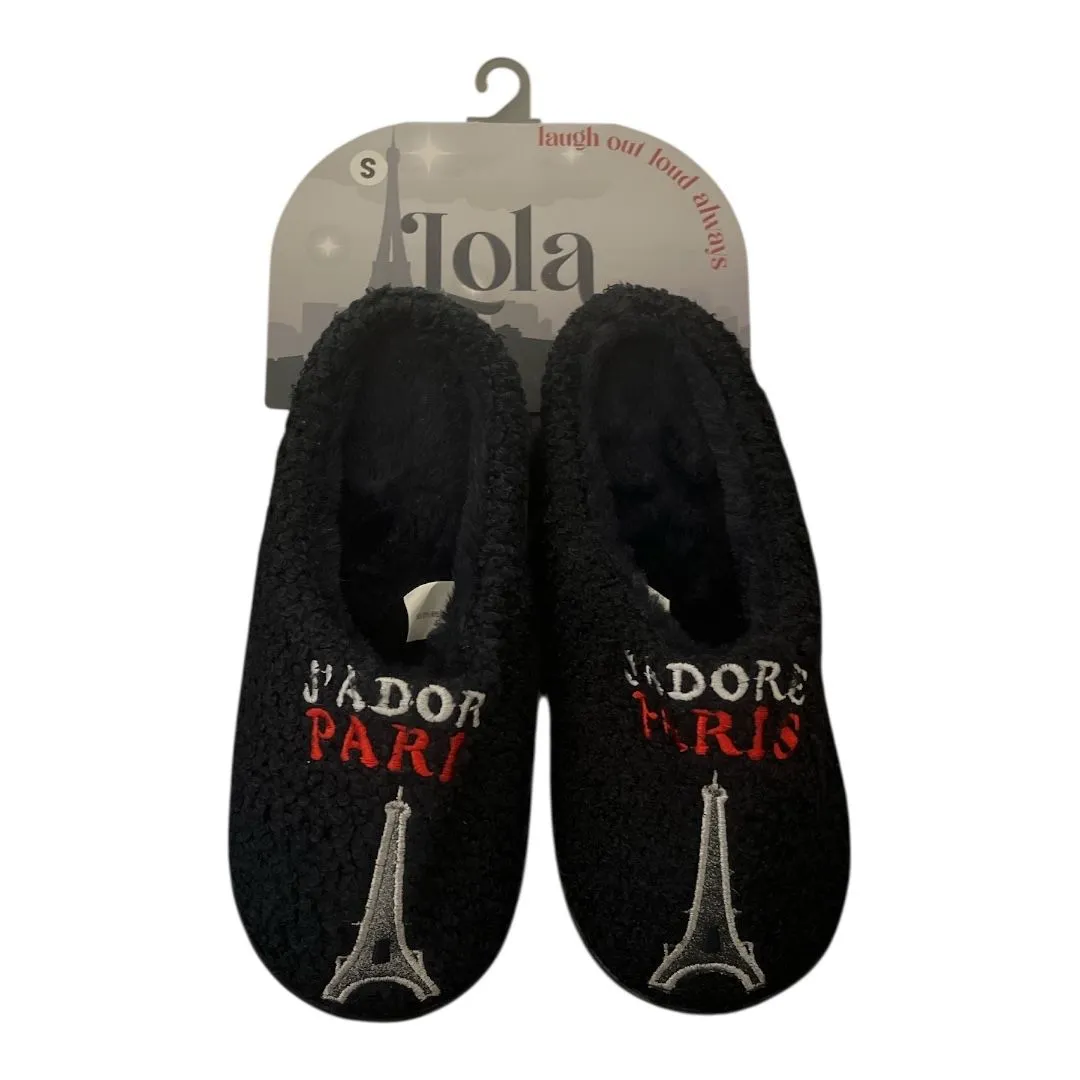 Product image for F035: [5, 5.5, 6] J'Adore Paris - Eiffel Tower - Slippers
