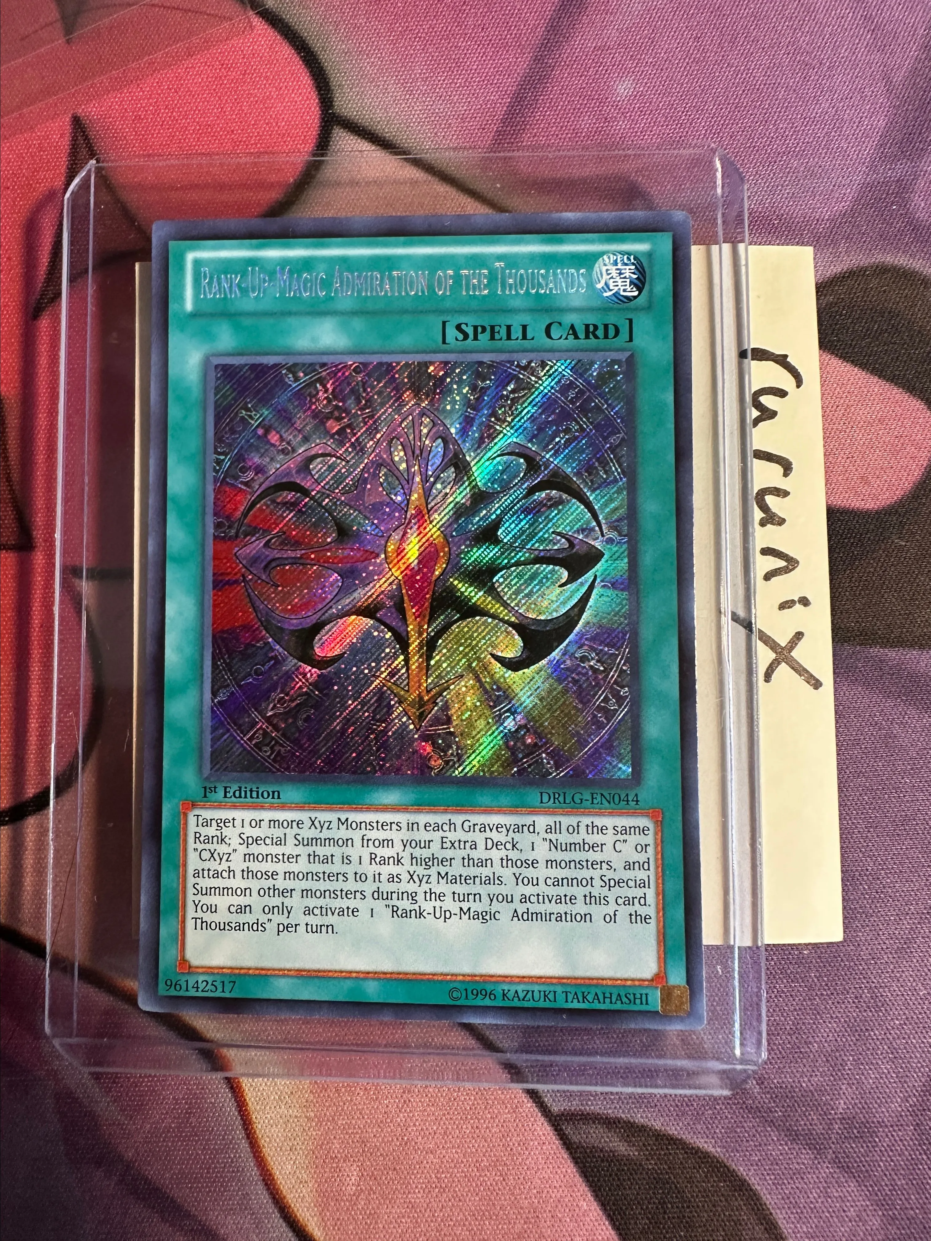 Rank-Up-Magic Admiration of the Thousands - Dragons of Legend [SECRET RARE] [Near Mint] | Ozzie Collectables