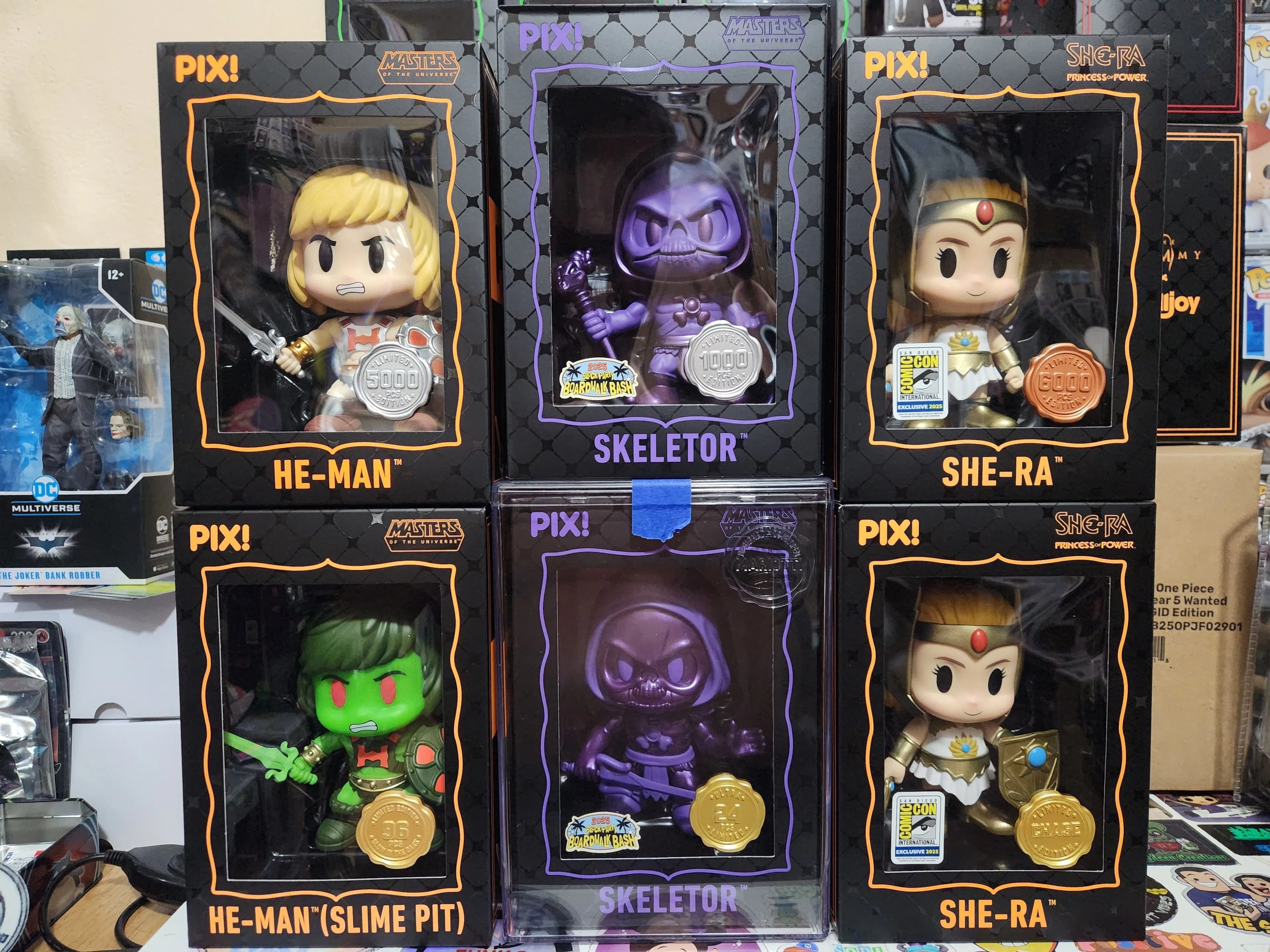 Product image for Thrilljoy set of 6 Masters of the universe 