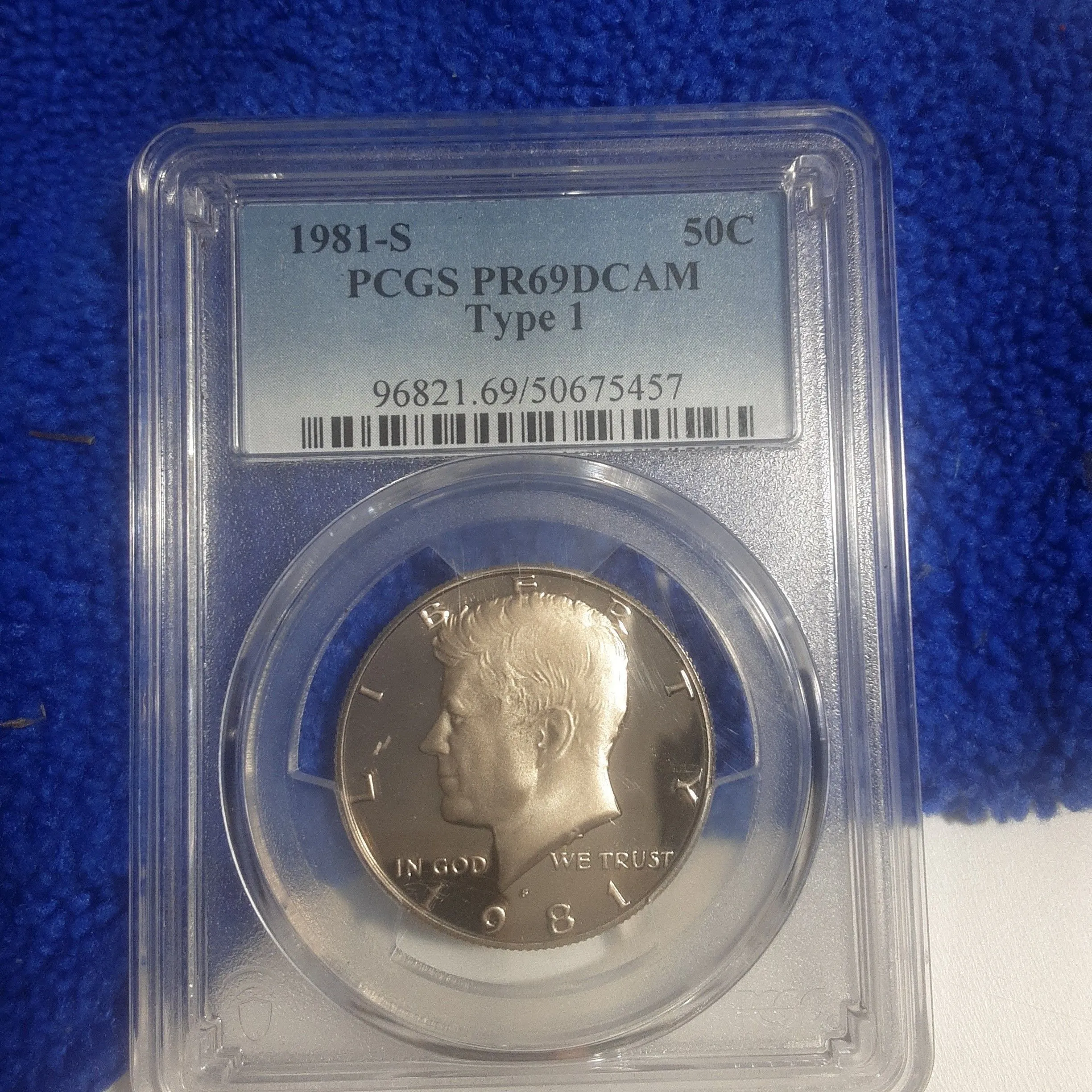 Product image for 1981-S 50C Type 1, DCAM PR69DCAM PCGS
