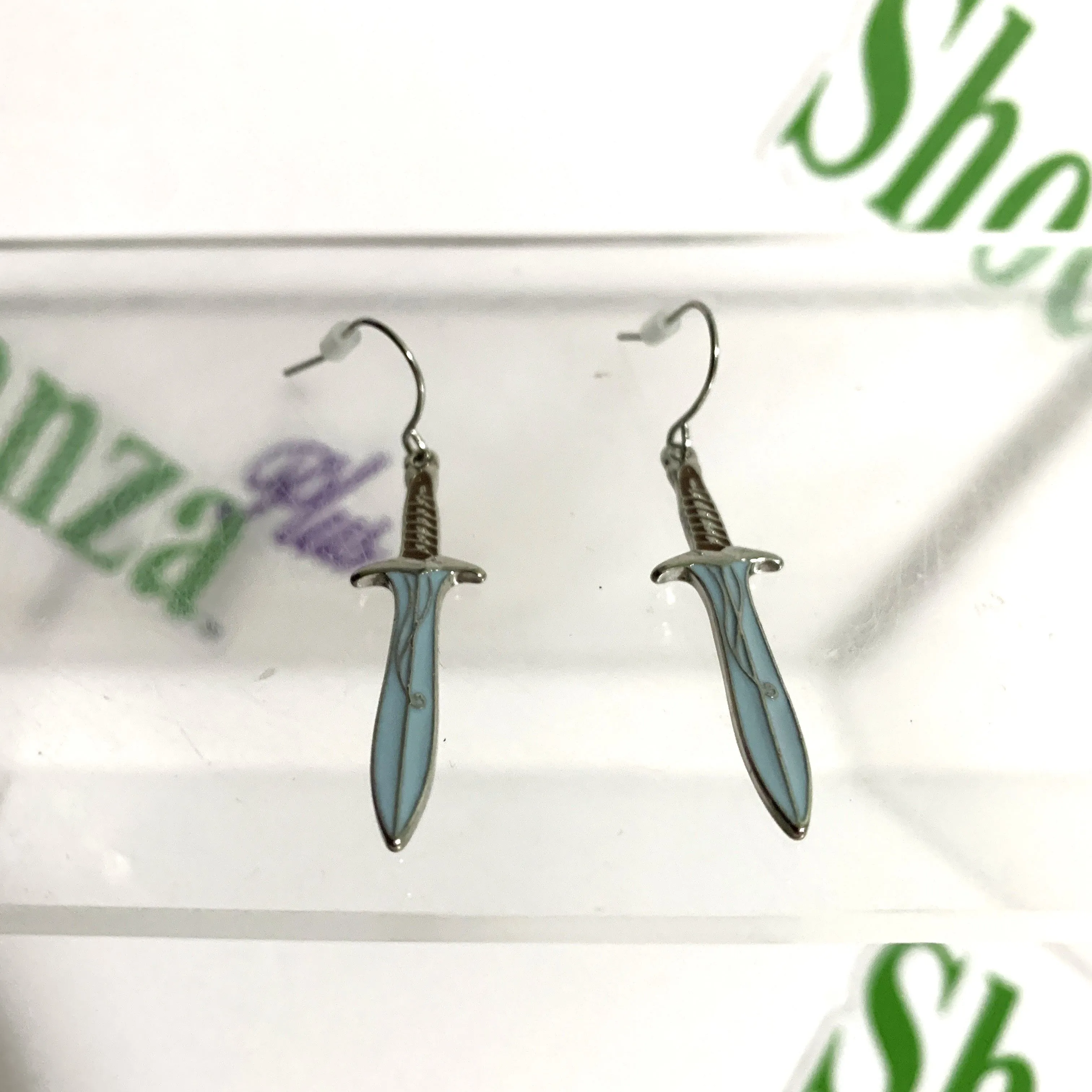Product image for Neon Tuesday Earrings Lord Of The Rings Drops Sting Sword Jewelry Elves Hobbits