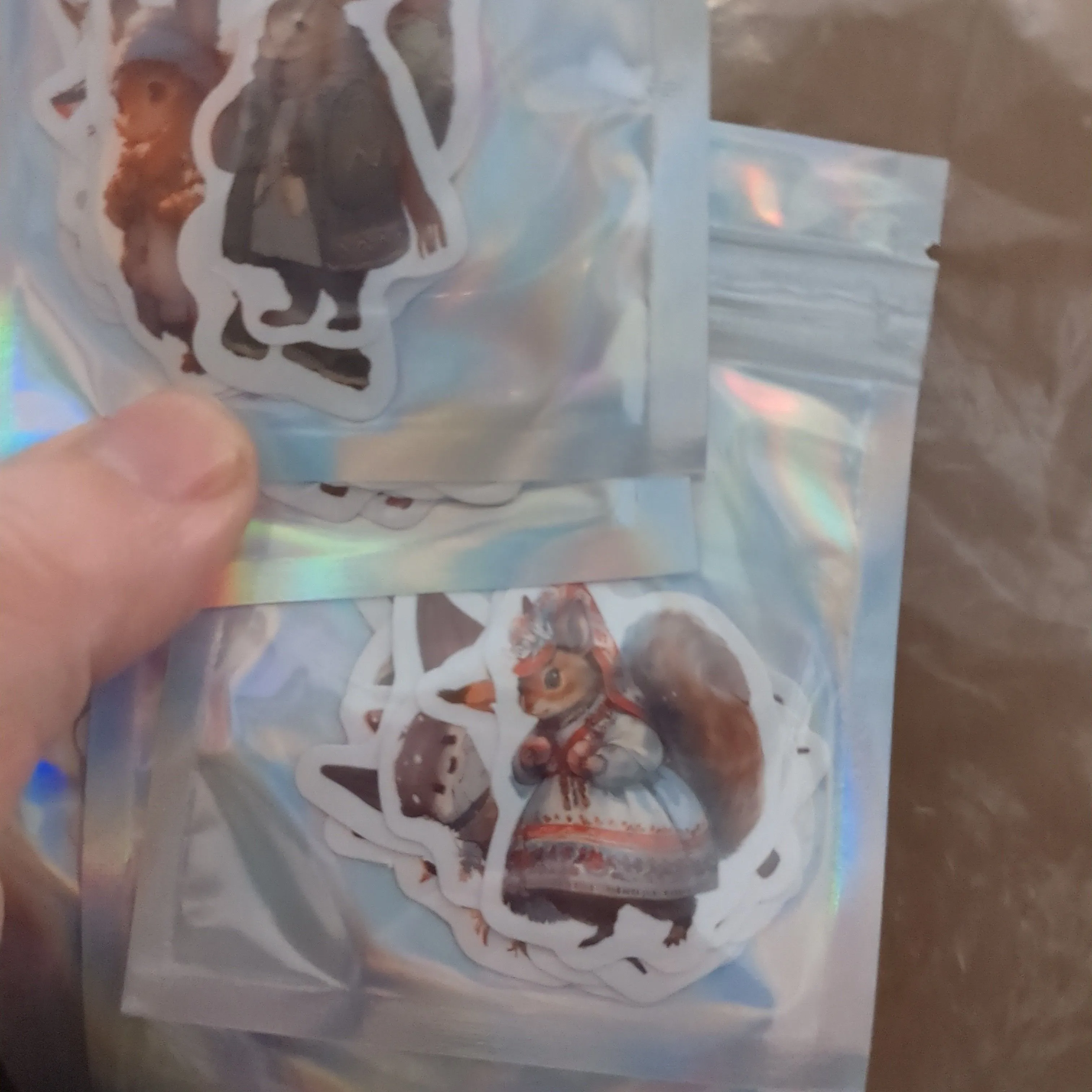 Product image for CHEAP ASS SHIPPING small handful of cute animal stickers