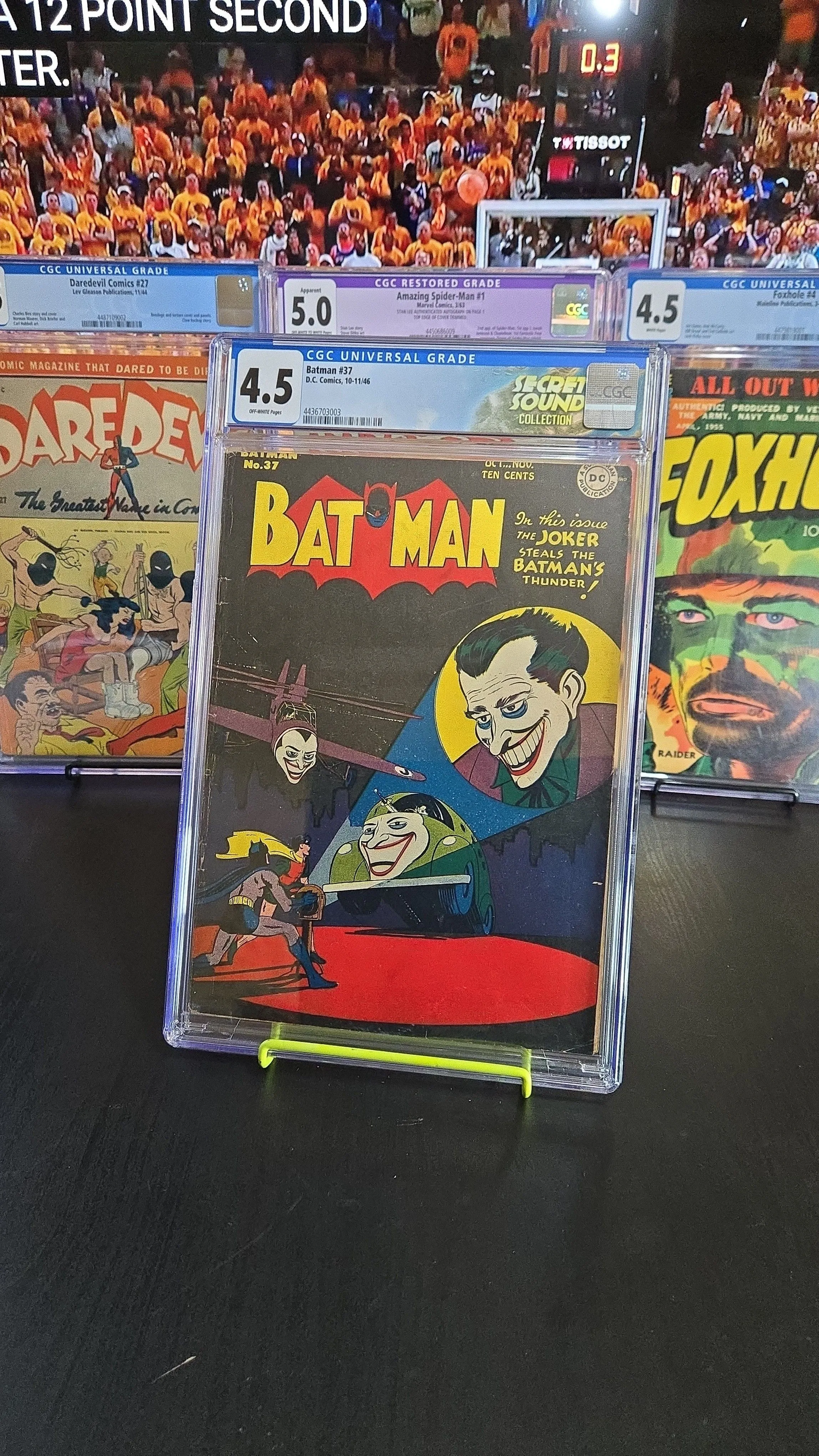 Product image for Batman #37 (1946) 1st Joker Plane Jokermobile Joker Signal