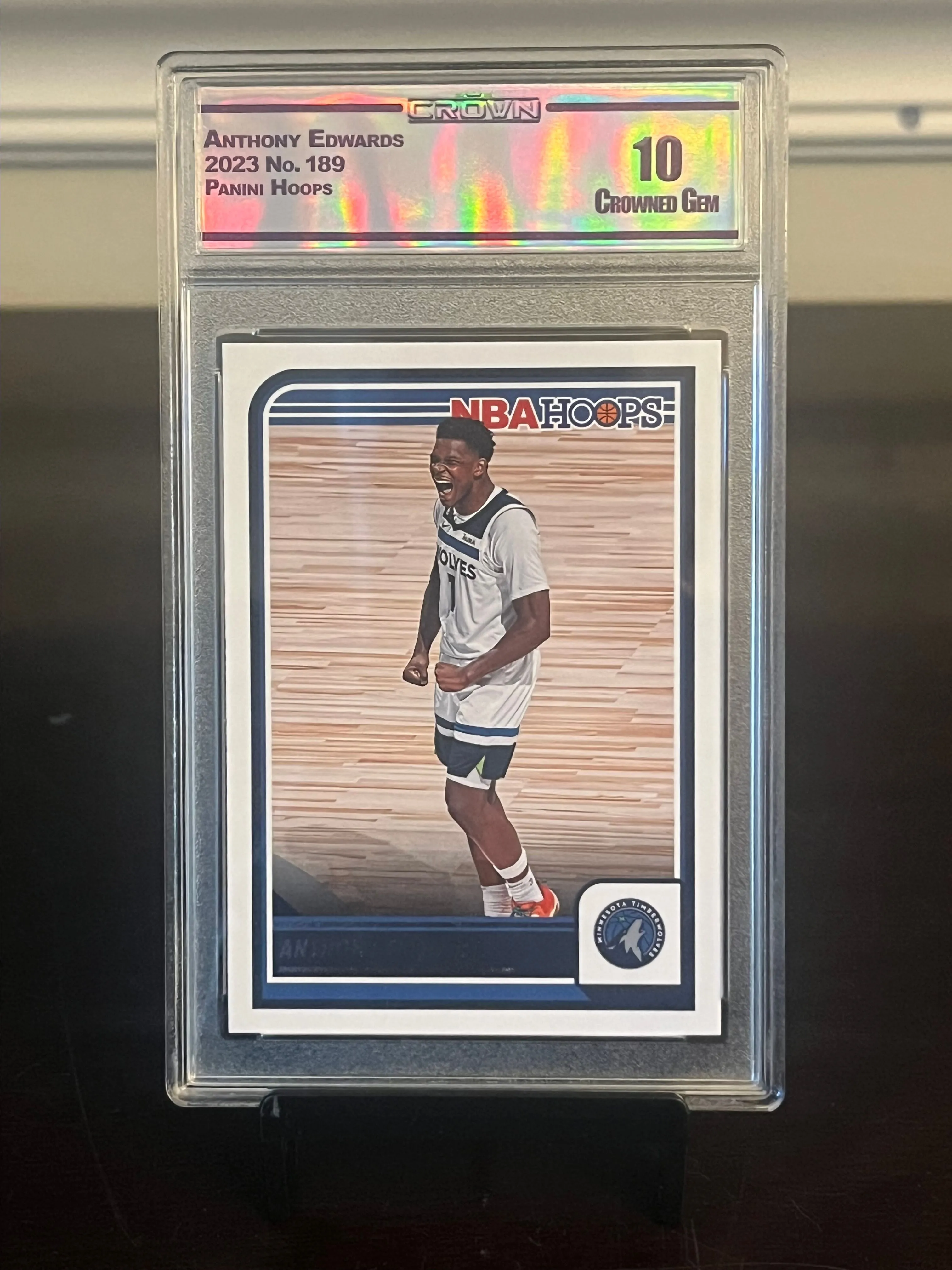 Product image for 2023 Anthony Edwards Hoops - Crowned Mint 10