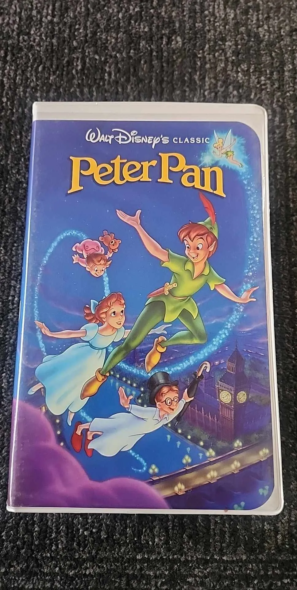 Product image for Peter Pan Disney VHS Black Diamond Collectable