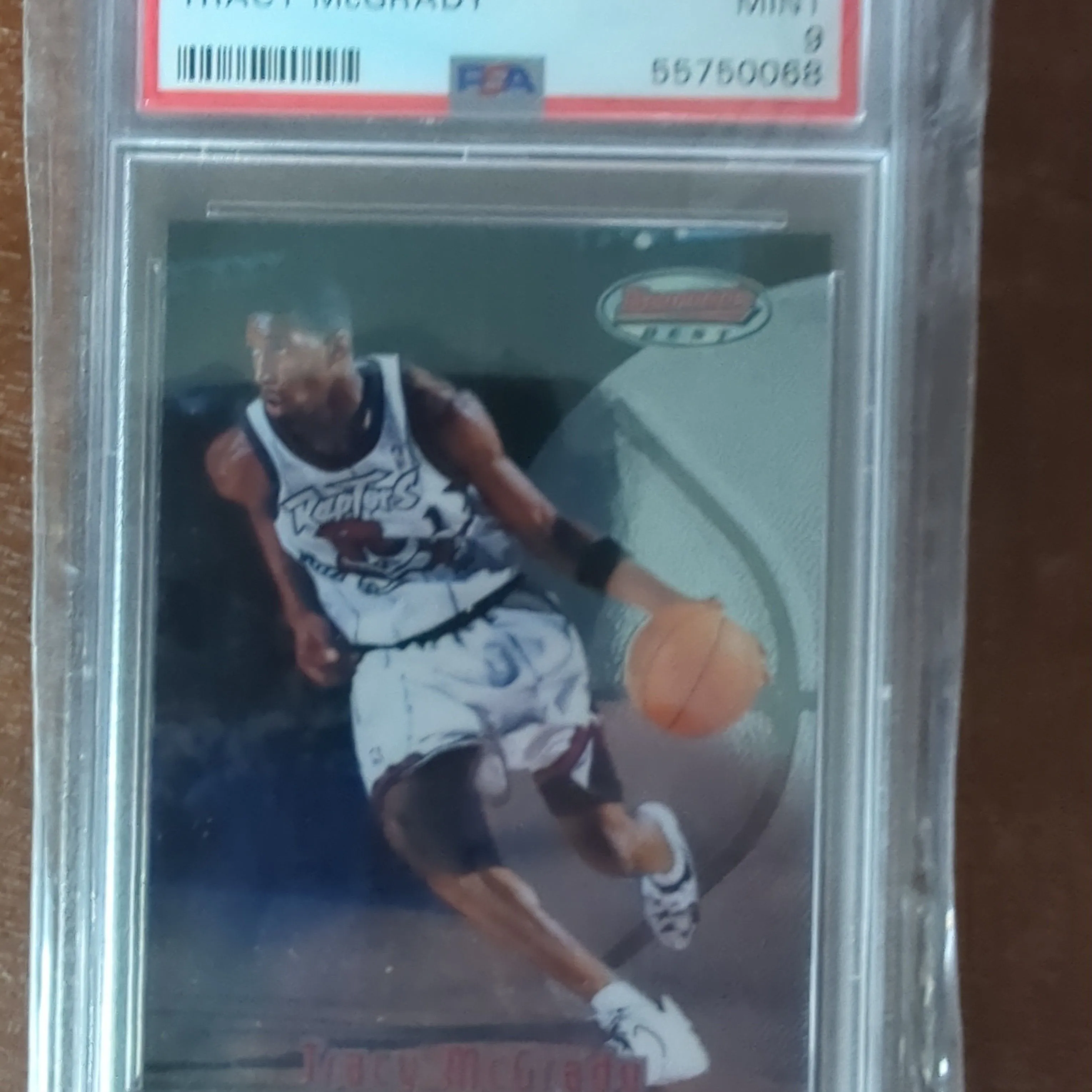 Product image for 1997 Bowman'S Best Tracy Mcgrady 111  PSA MINT 9