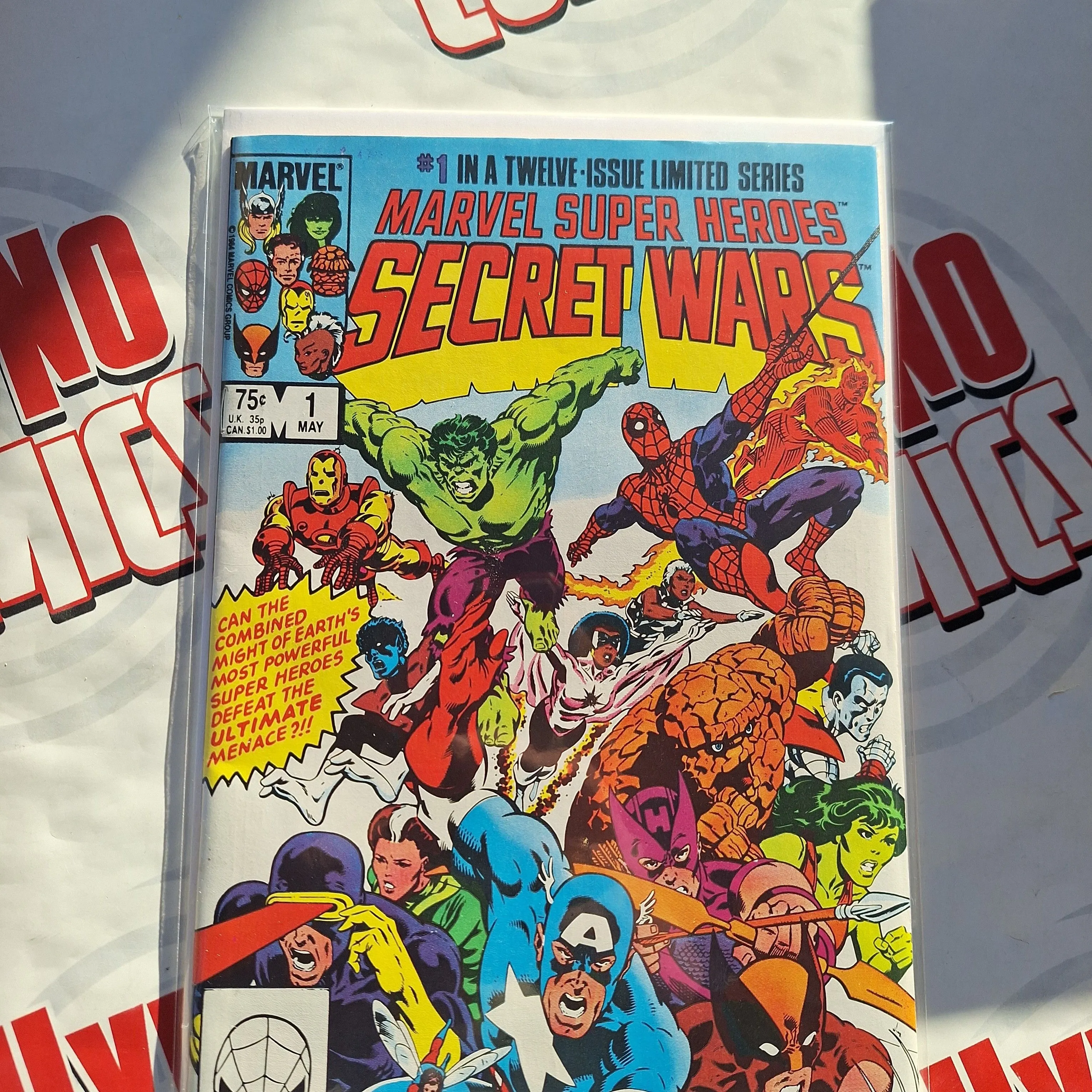 Product image for Secret Wars  #1 Key First Beyonder App Mike Zeck