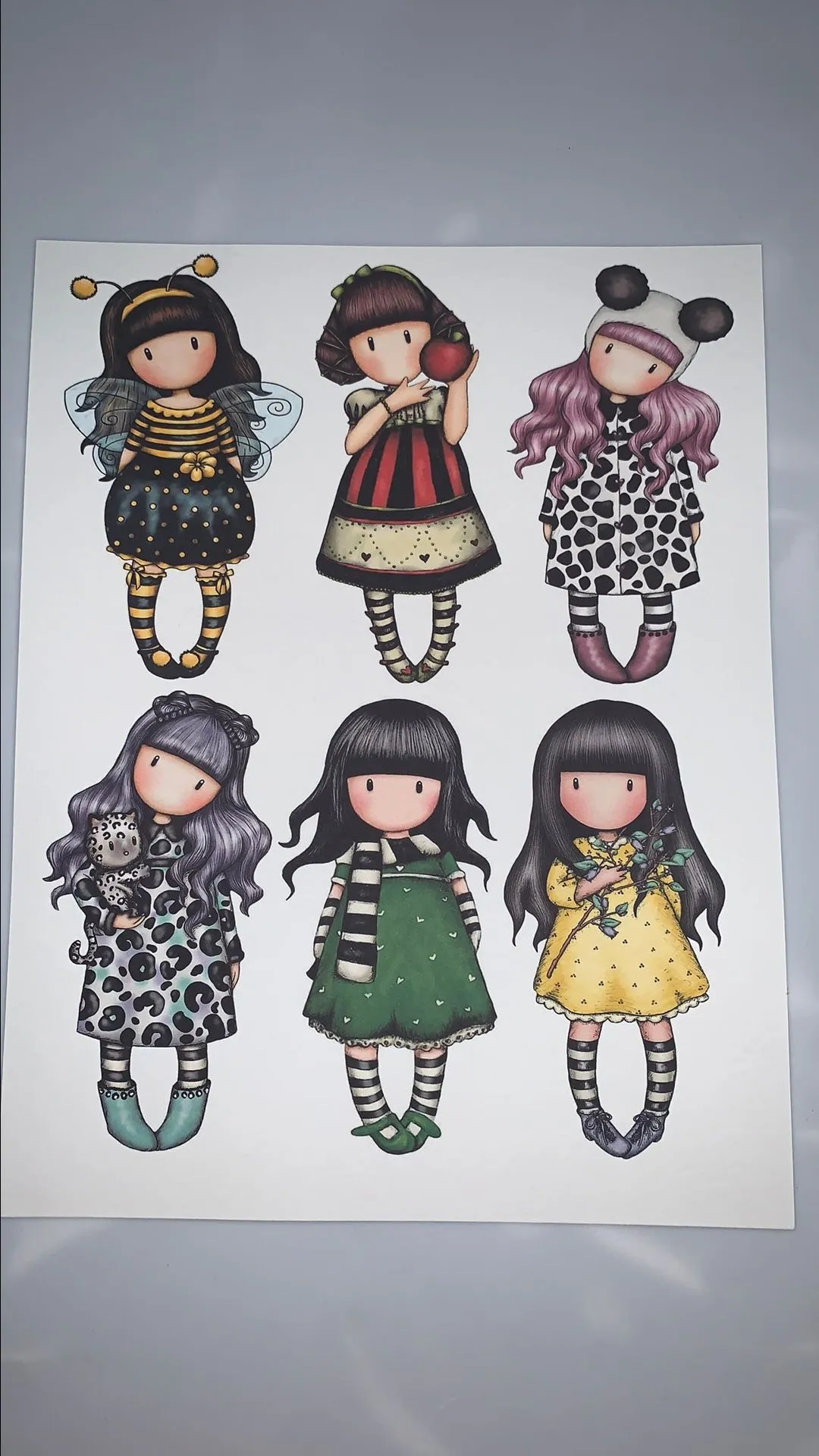 Product image for 00. Cute Girls Printable