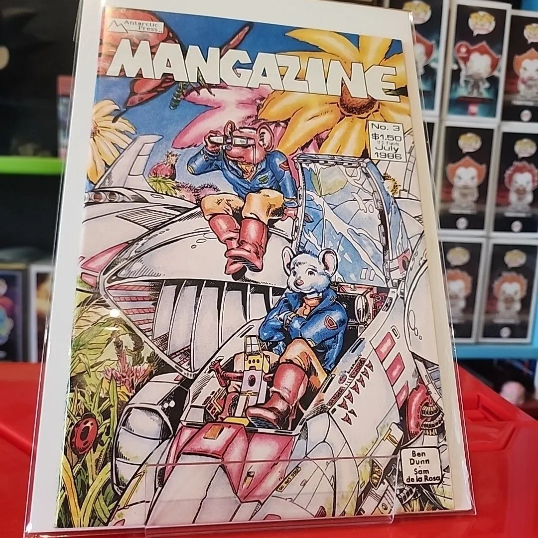 Product image for Mangazine #3 (Antarctic Press July 1986). Early Ben Dunn & Sam De La Rosa. FN