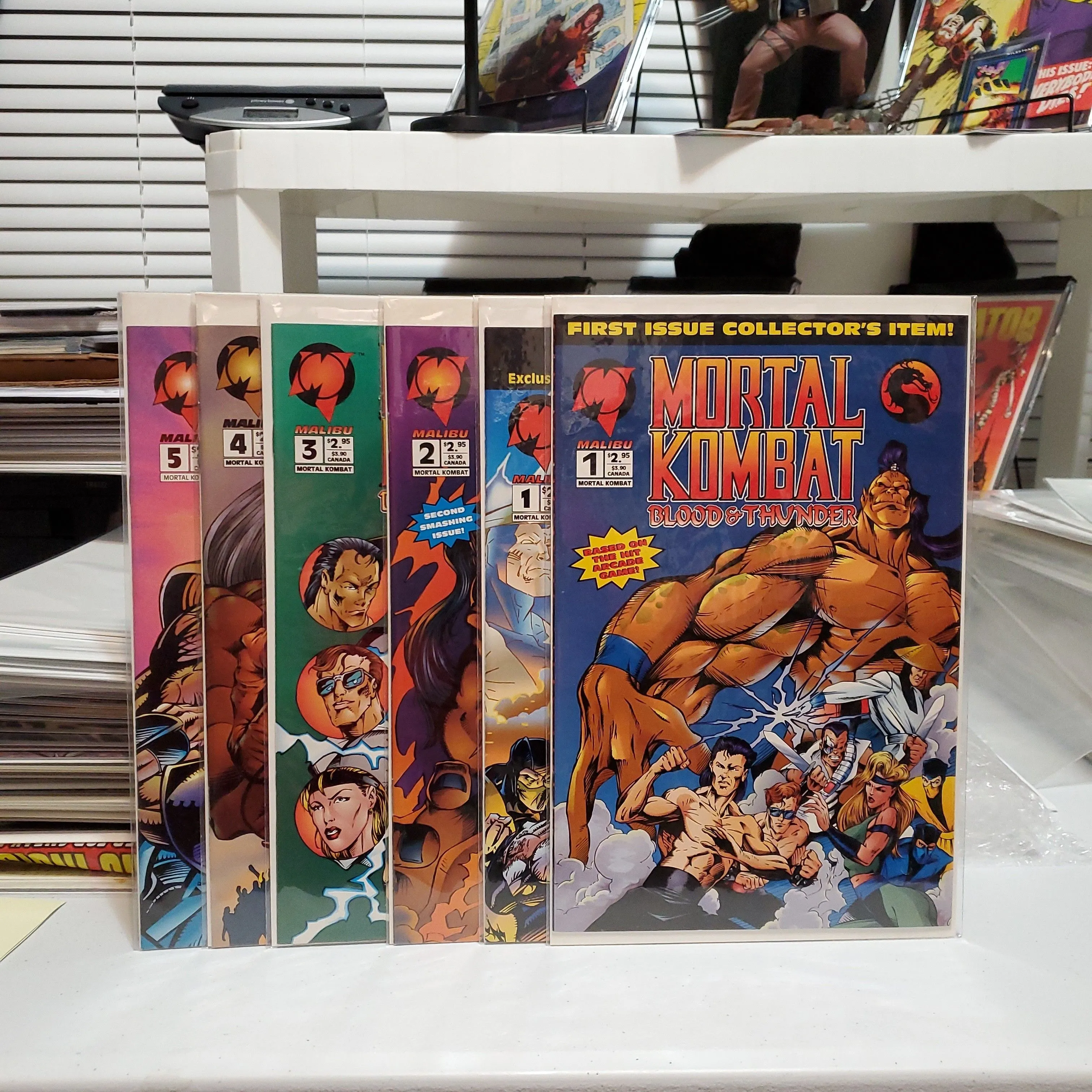 Product image for Mortal Kombat: Blood & Thunder #1 (x2), 2 - 5. WAS $60 NOW $50!!!!
