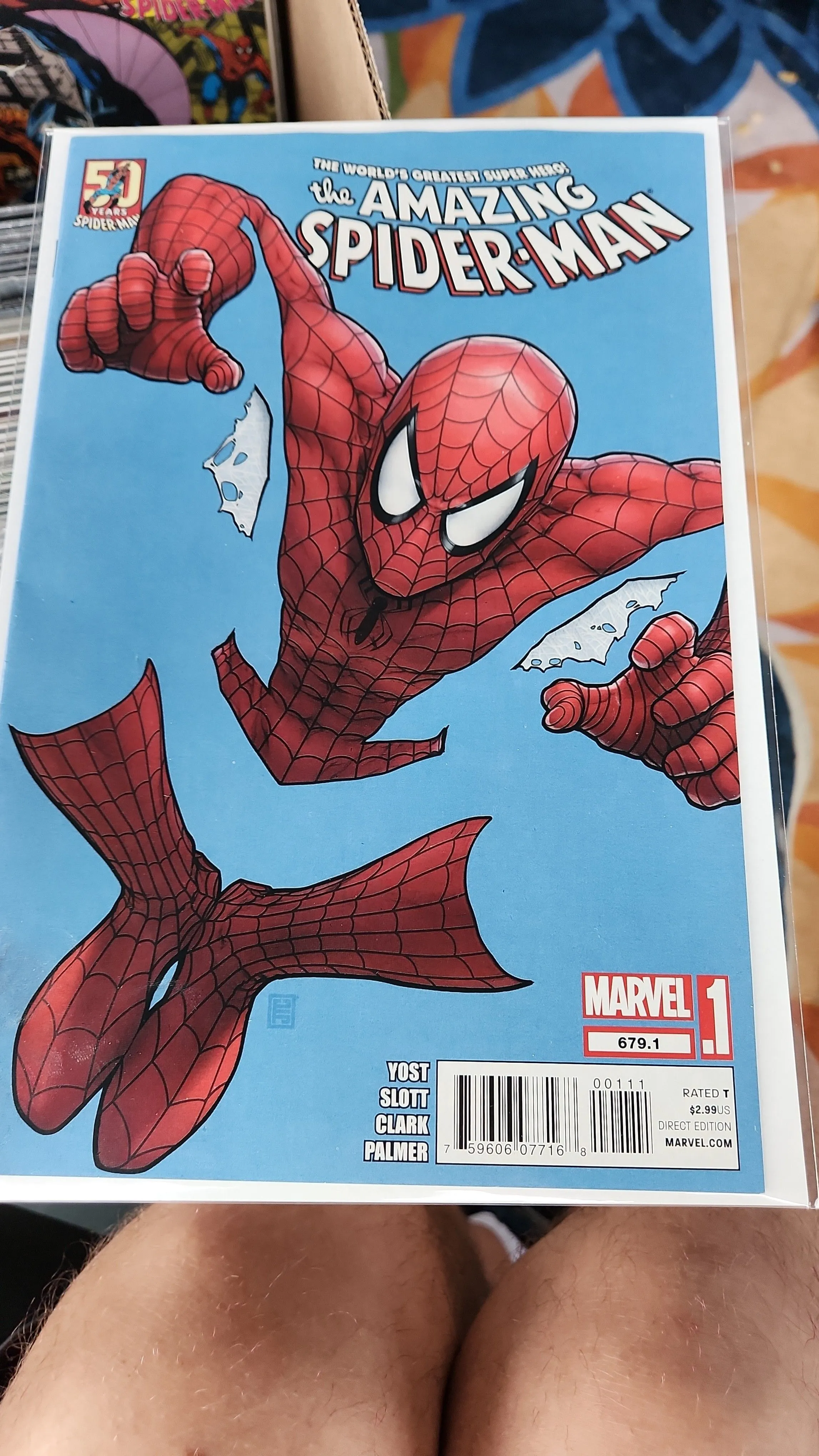 Product image for THE AMAZING SPIDER-MAN #679.1 JOHN TYLER CHRISTOPHER NEGATIVE SPACE VARIANT 2012