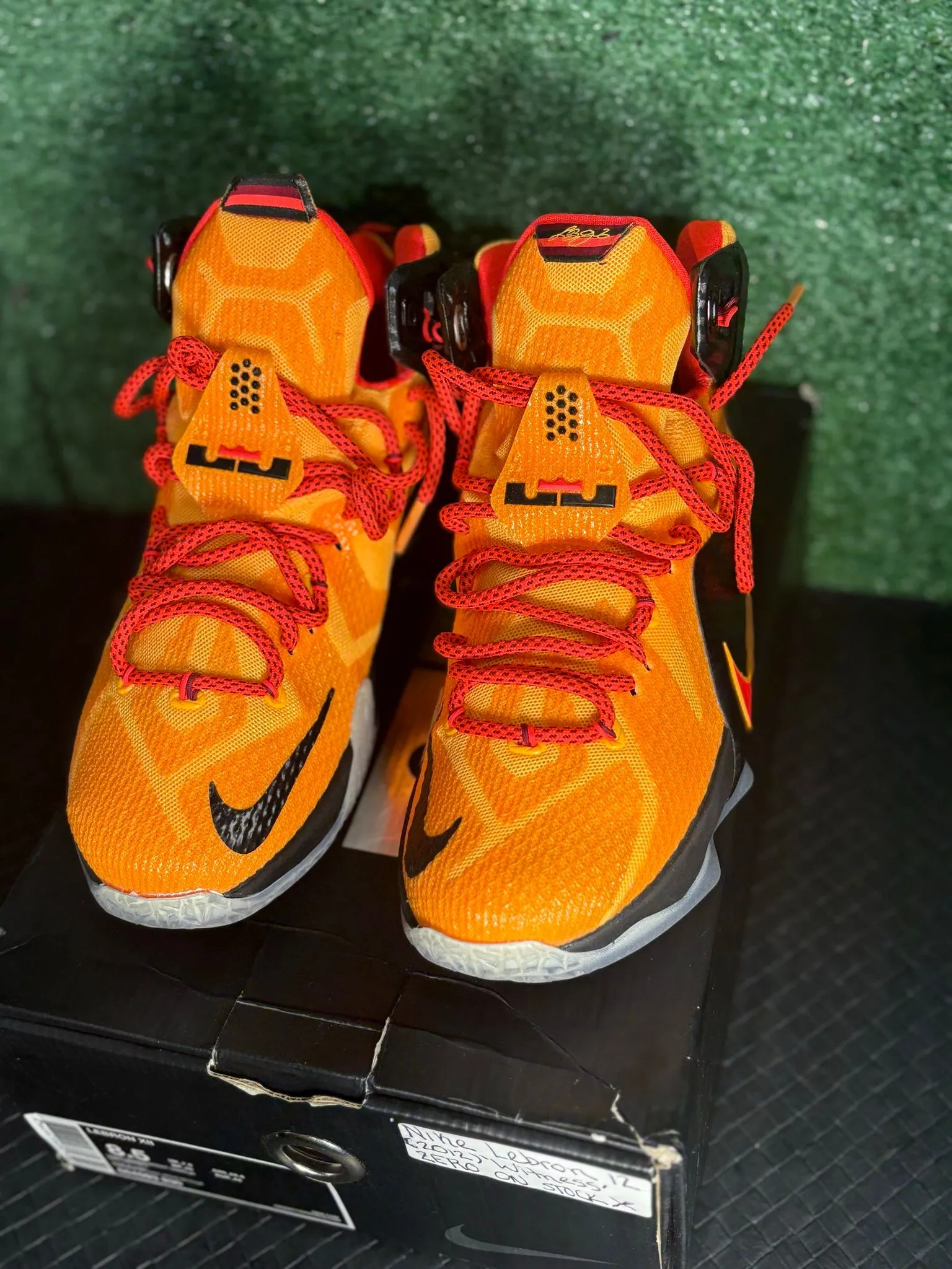 nike lebron 12 yellow