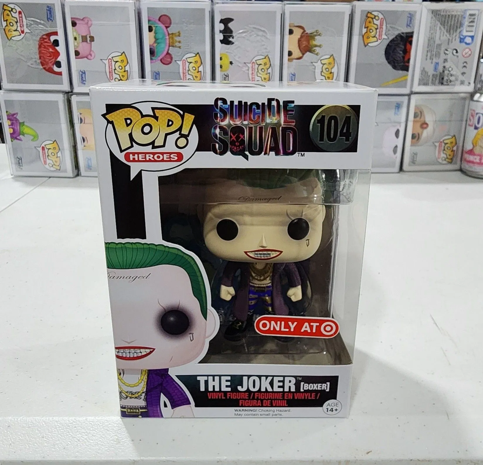 Product image for Funko Pop DC Suicide Squad The Joker Boxer Target Exclusive # 104