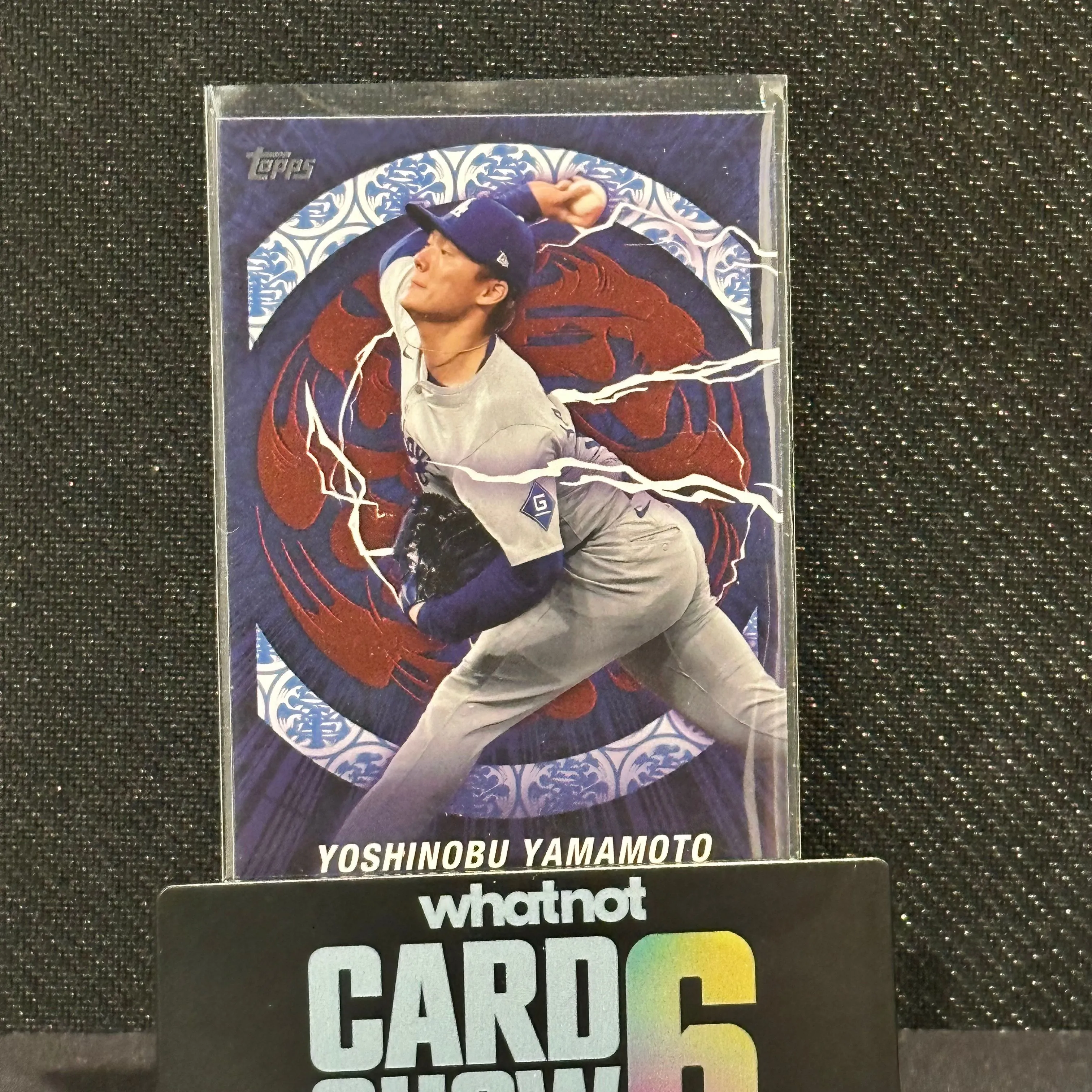 Product image for 2025 topps tokyo series world tour domination yoshinobu yamamoto #wtd-9