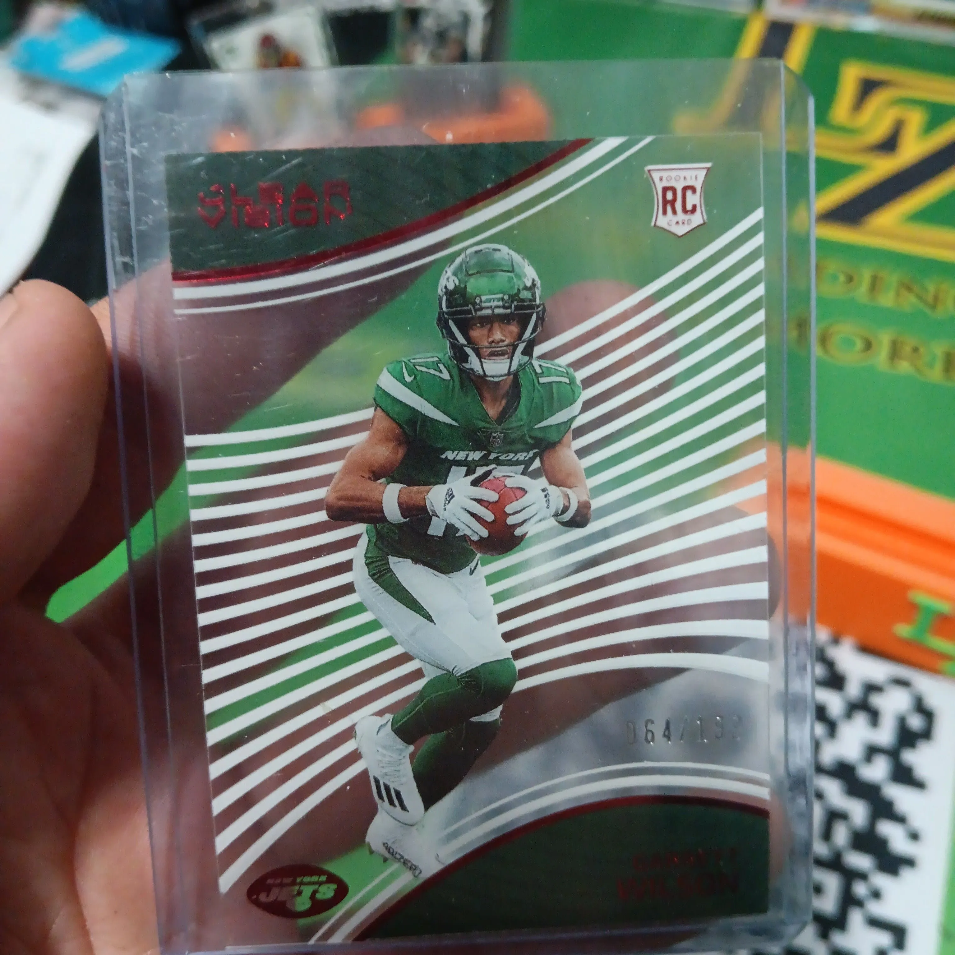 Product image for RED CLEAR VISION ROOKIE 64/199 GARRETT WILSON 