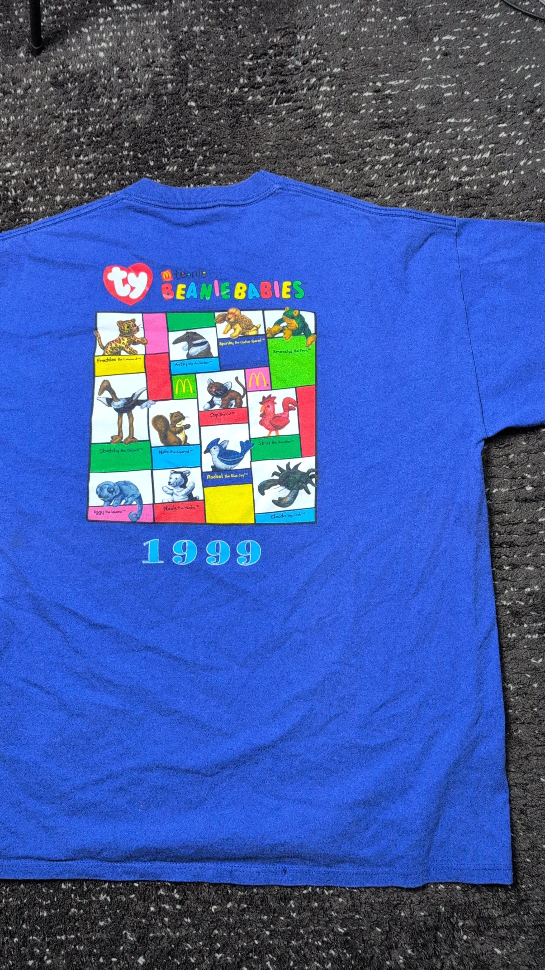 Product image for 90s McDonald's Beanie Babies Promo Shirt XL
