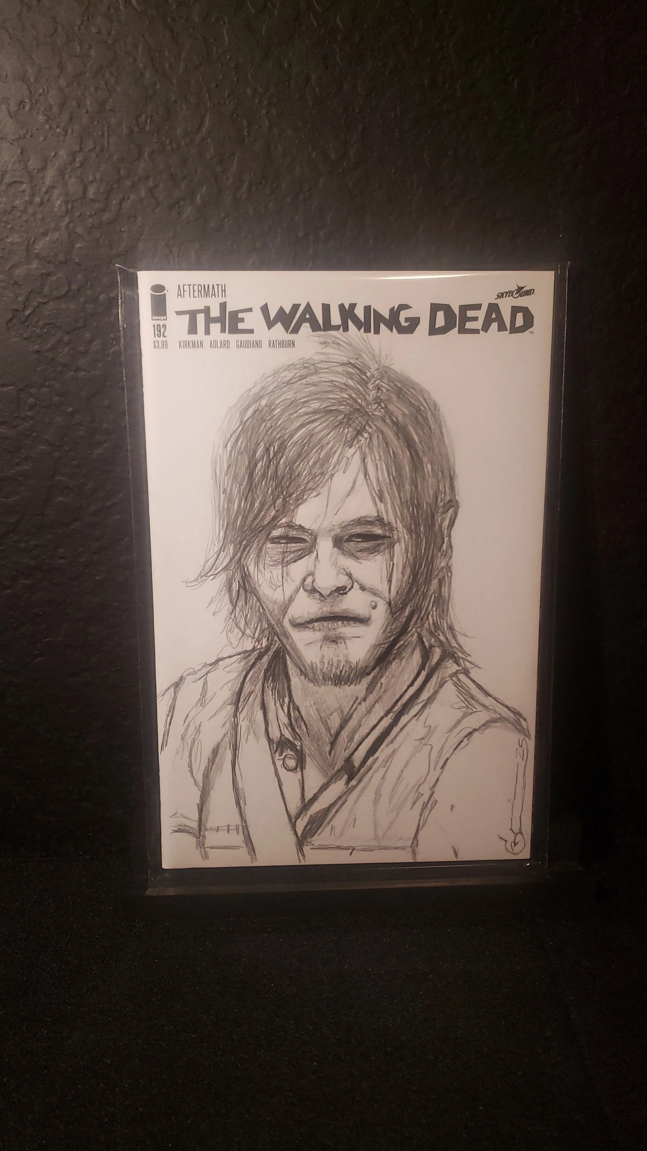 Product image for The Walking Dead #192 Blank Sketch Cover (Daryl Dixon)