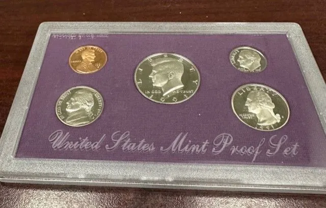 Product image for 1991 proof mint set