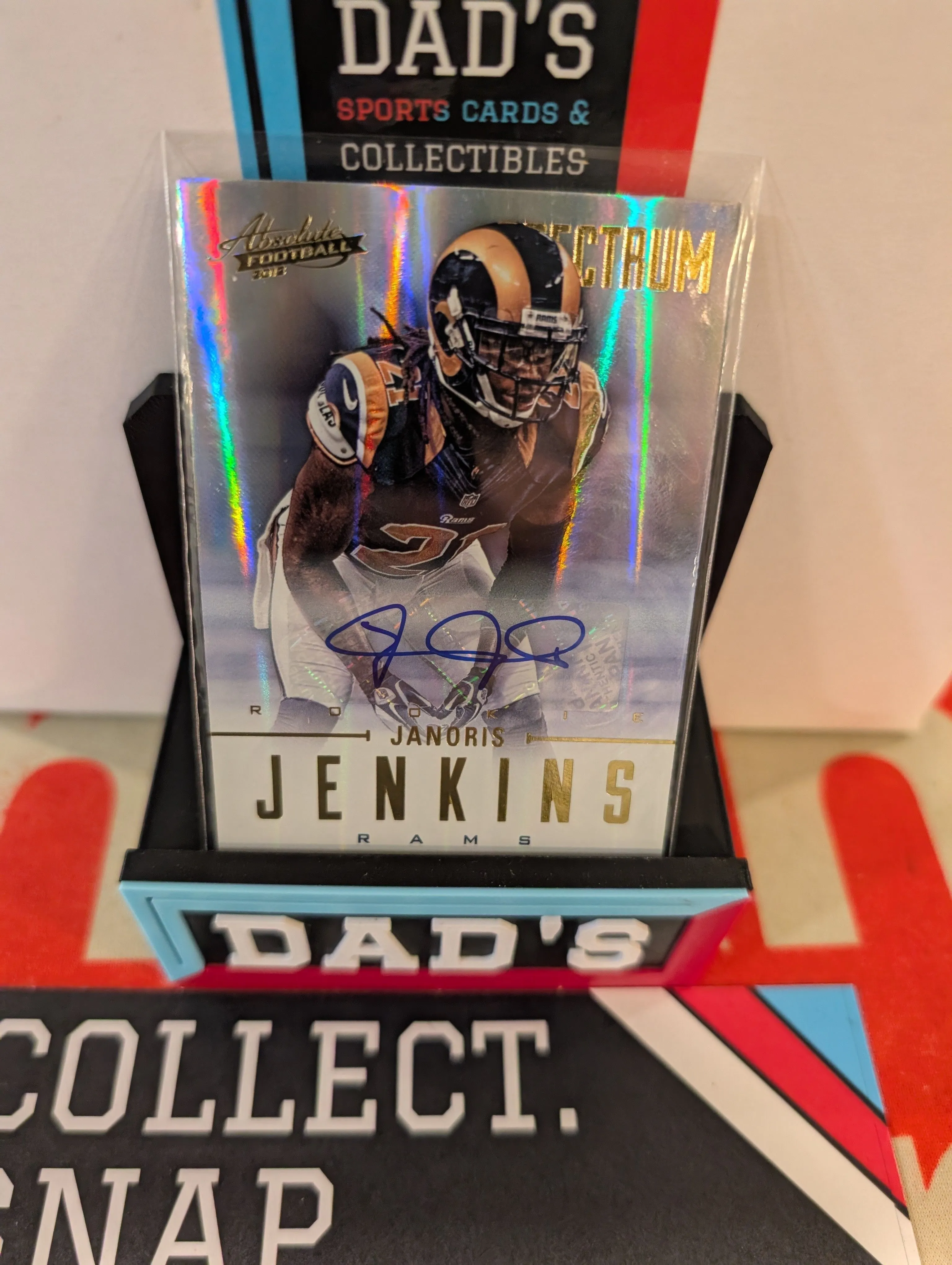 Product image for Janoris Jenkins Spectrum Gold Autographs /299 (AU, RC)