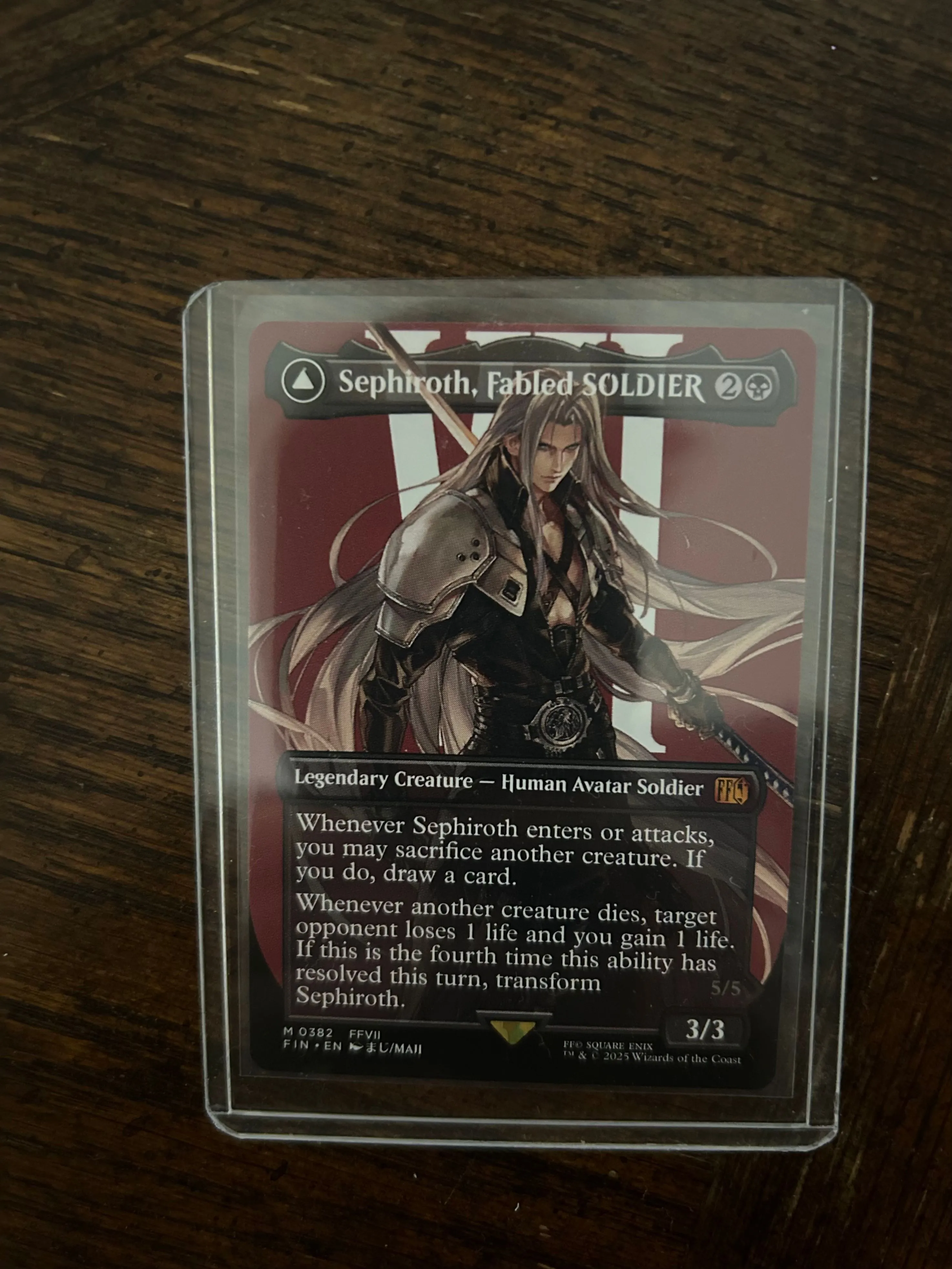 Product image for Sephiroth, One-Winged Angel (Borderless)