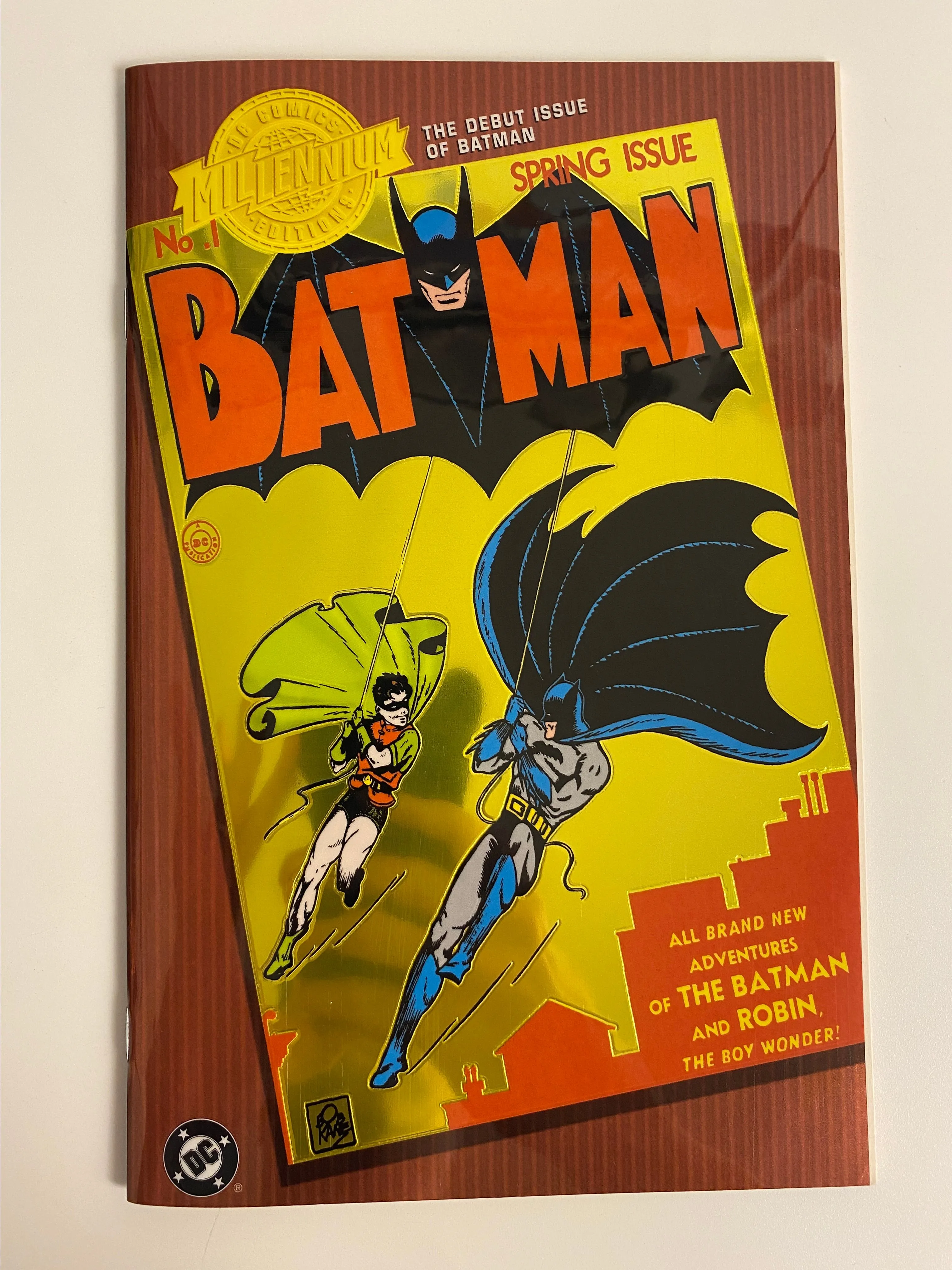 Product image for Millennium Edition Batman #1 Chromium Edition! (DC Comics, 2001) Reprint