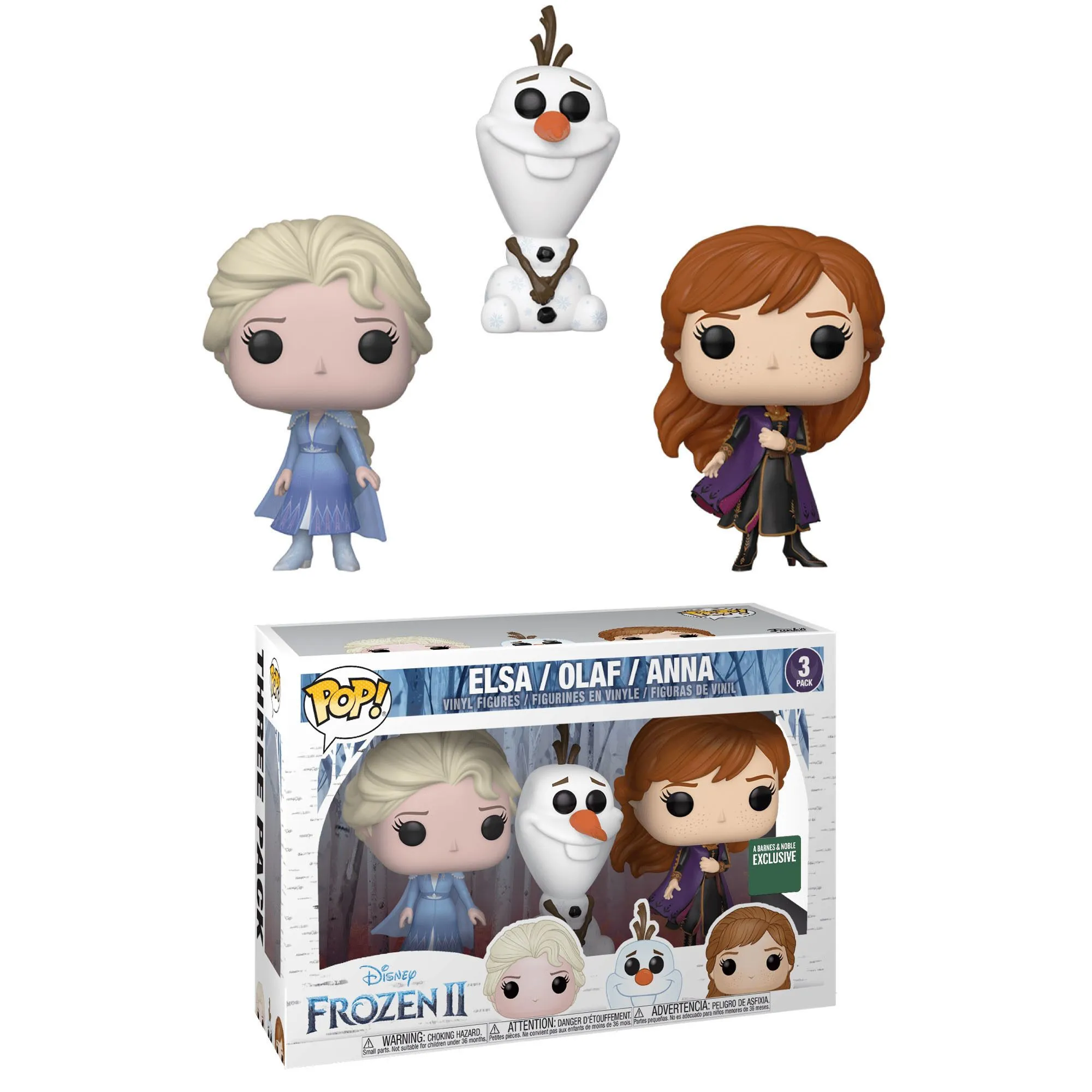 Product image for Elsa / Olaf / Anna (3 Pack) | Disney Frozen II