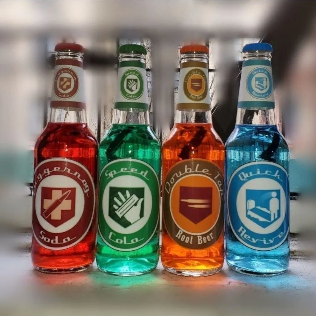 Product image for 4 Perk Bottles NON DRINKABLE