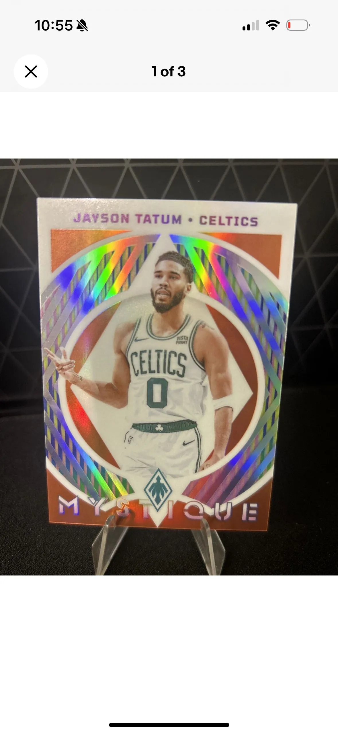 Product image for Jason Tatum /49 orange phoenix mystique Celtics
