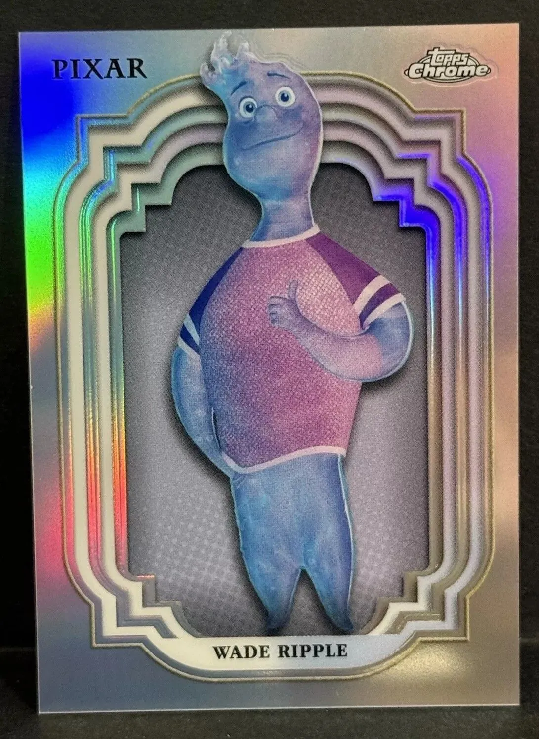 Product image for Topps Chrome Disney Elemental #58 Wade Ripple Refractor 2024 NIB