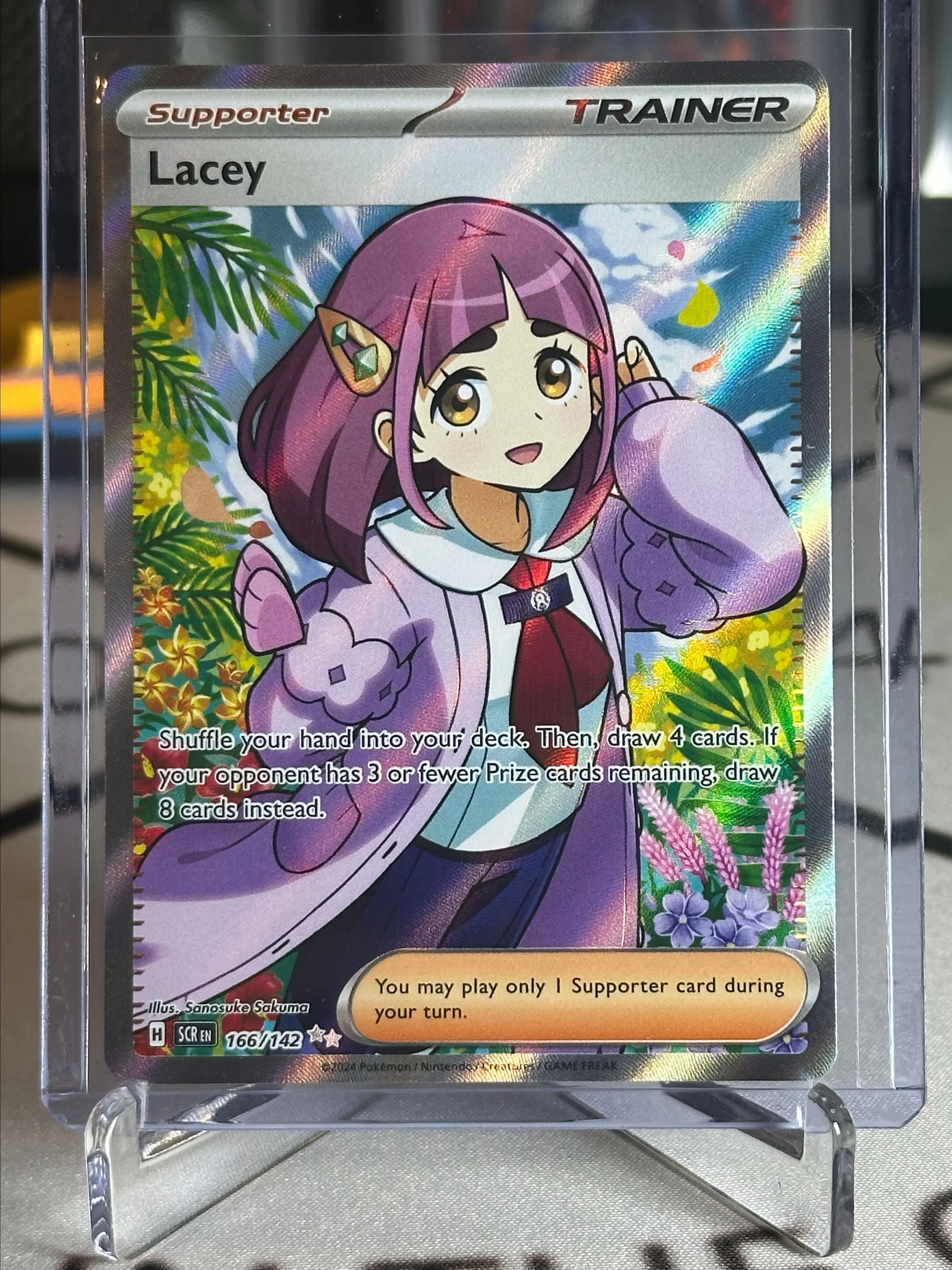 lacey full art pokemon card Complete Set 18/18 AR main image 1