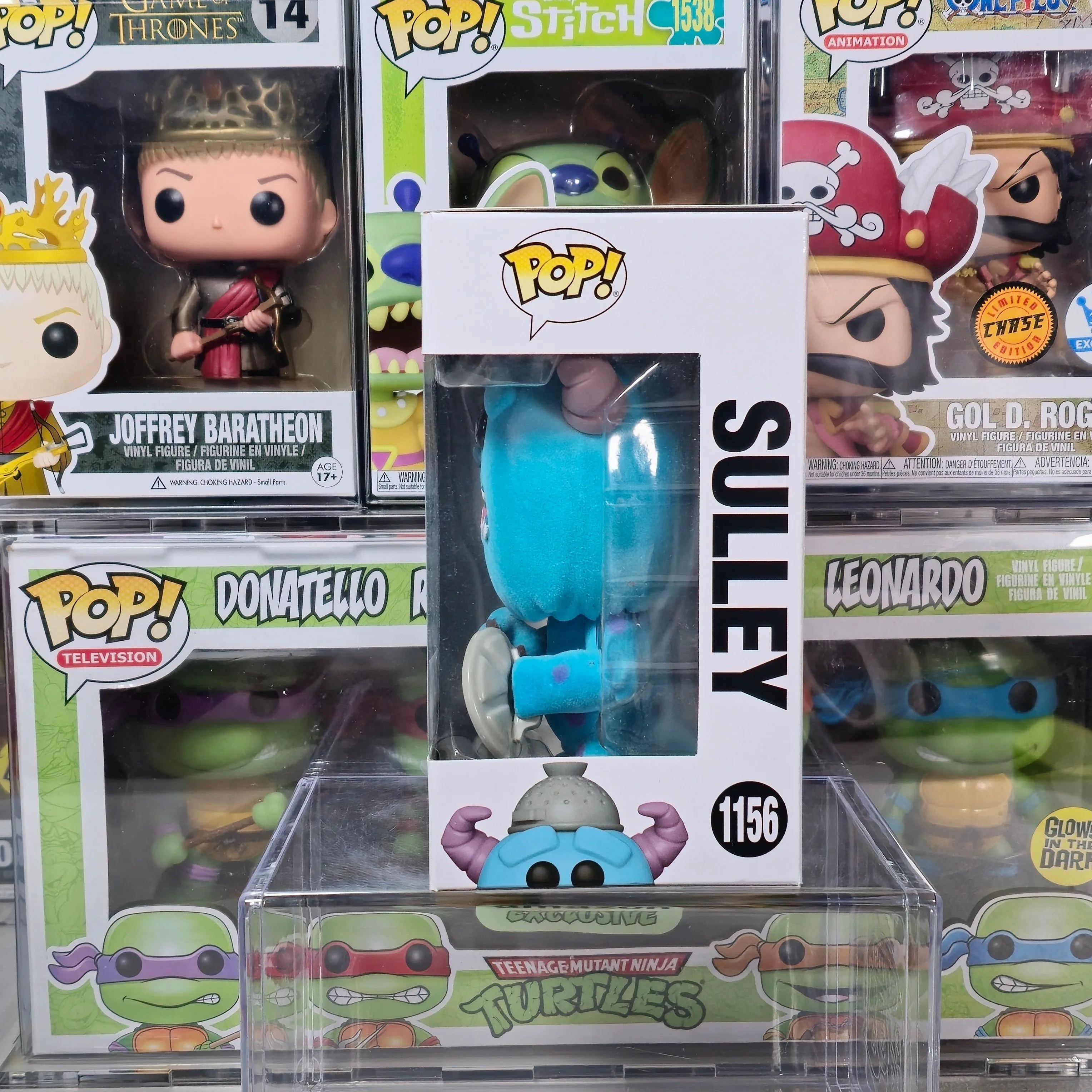 Disney Pixar Monsters- Sulley (Flocked) Amazon Exclusive Funko Pop