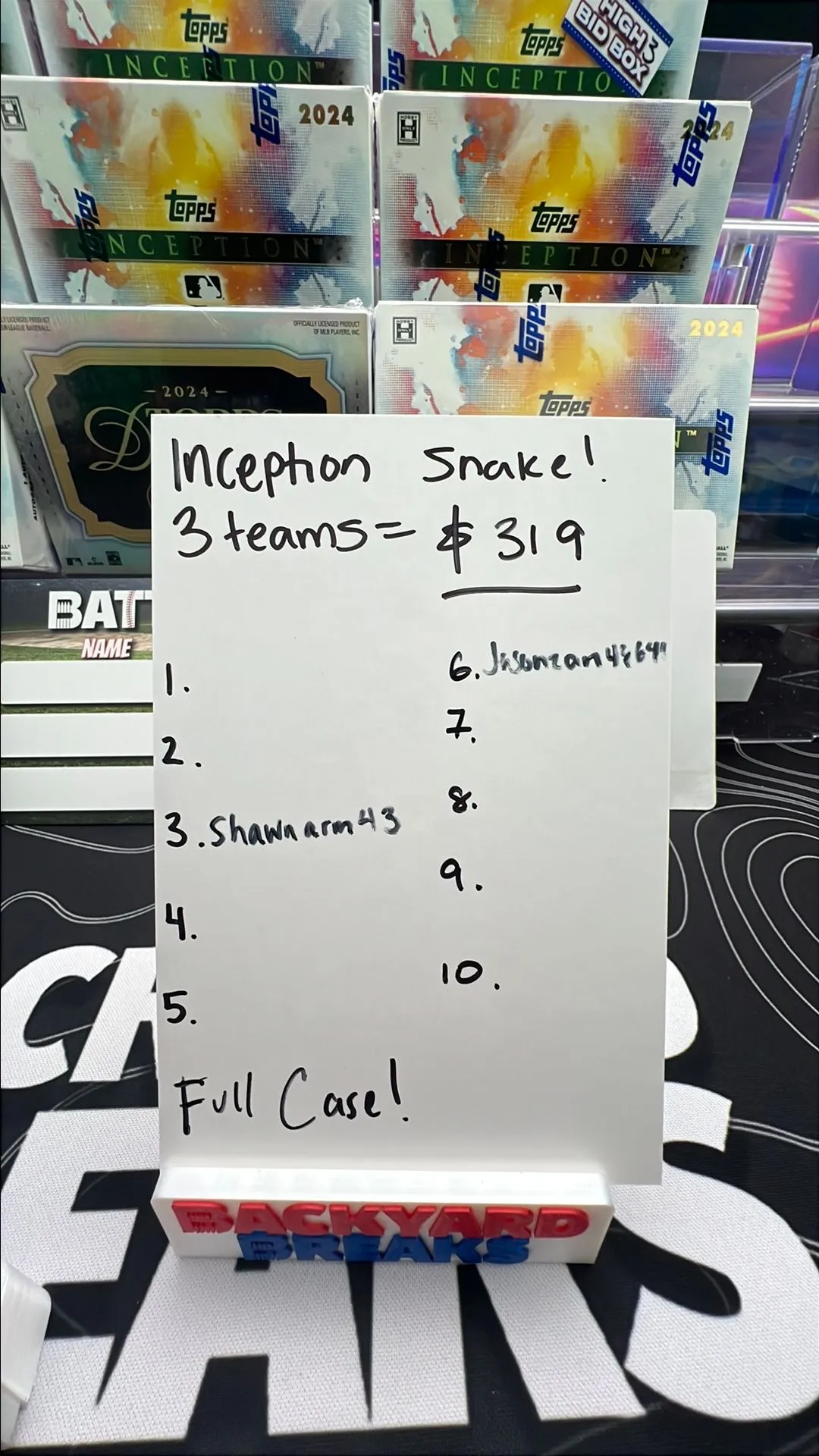Product image for Inception case snake draft